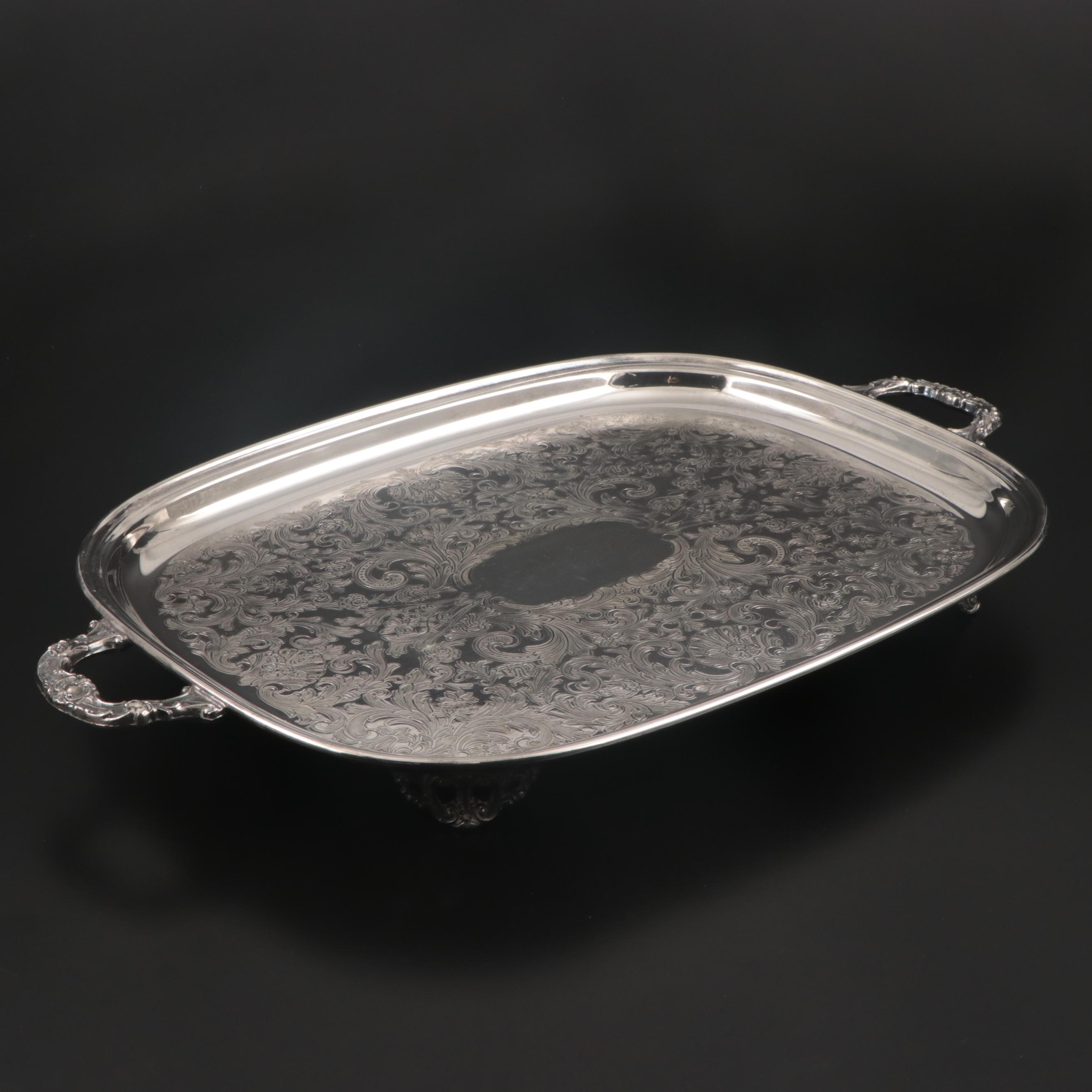 Mid-19th Century Hall & Elton Silver Plate Ladle and Other Silver Plate