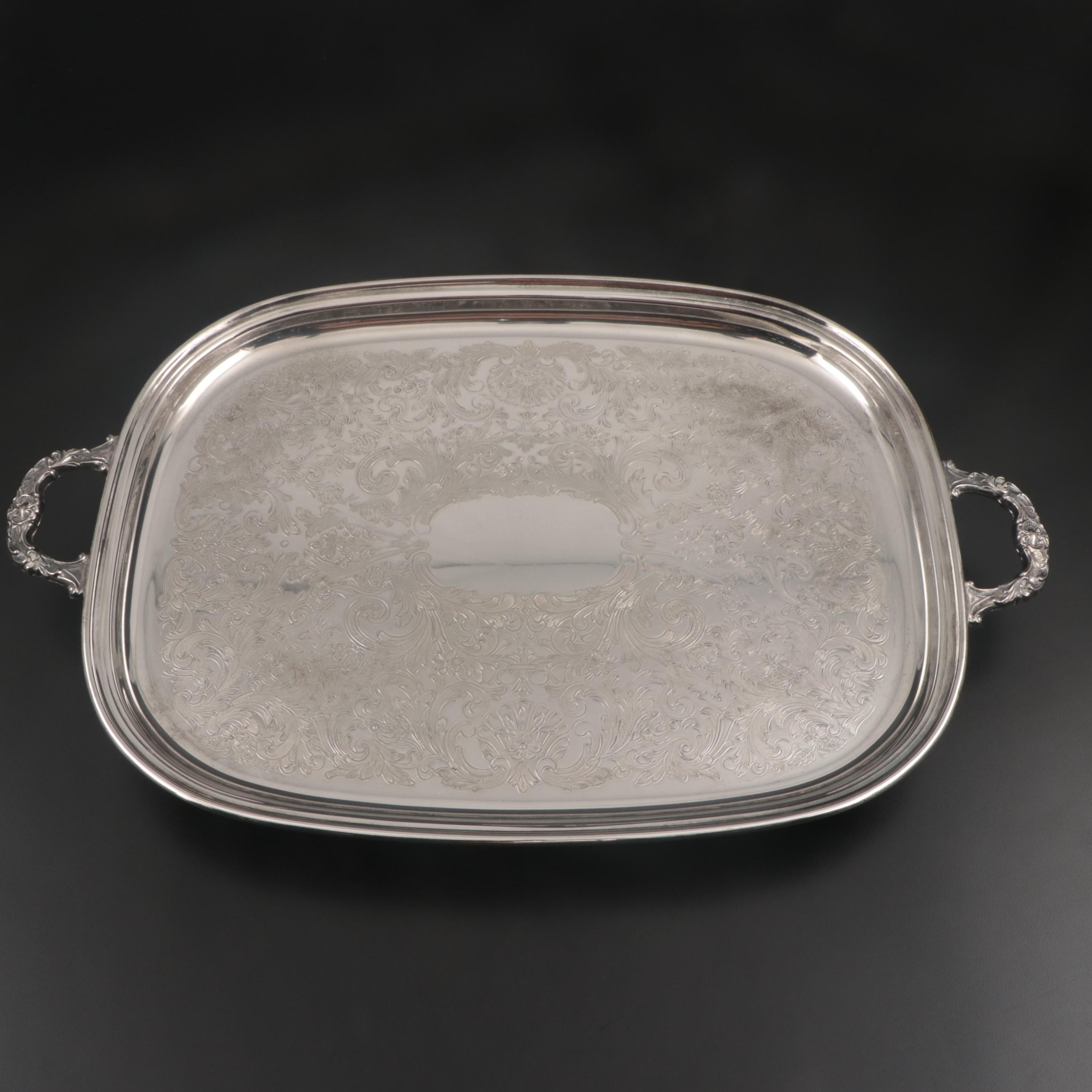 Mid-19th Century Hall & Elton Silver Plate Ladle and Other Silver Plate