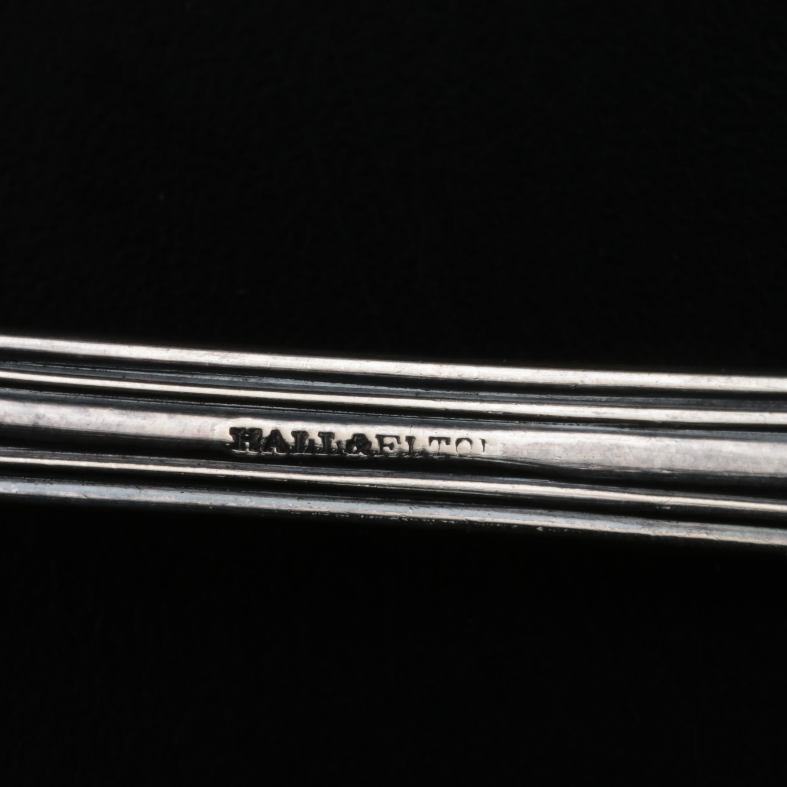 Mid-19th Century Hall & Elton Silver Plate Ladle and Other Silver Plate