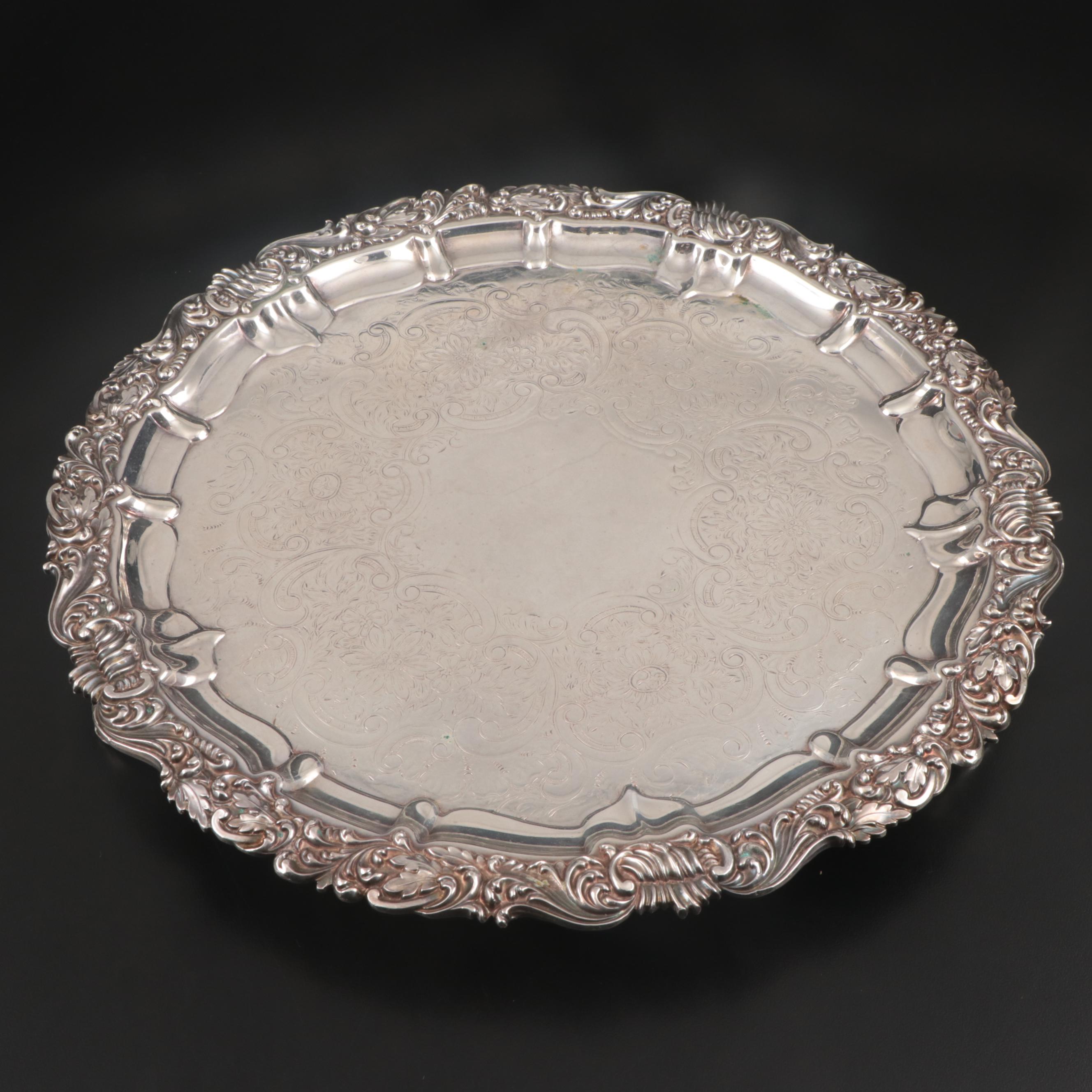 Mid-19th Century Hall & Elton Silver Plate Ladle and Other Silver Plate