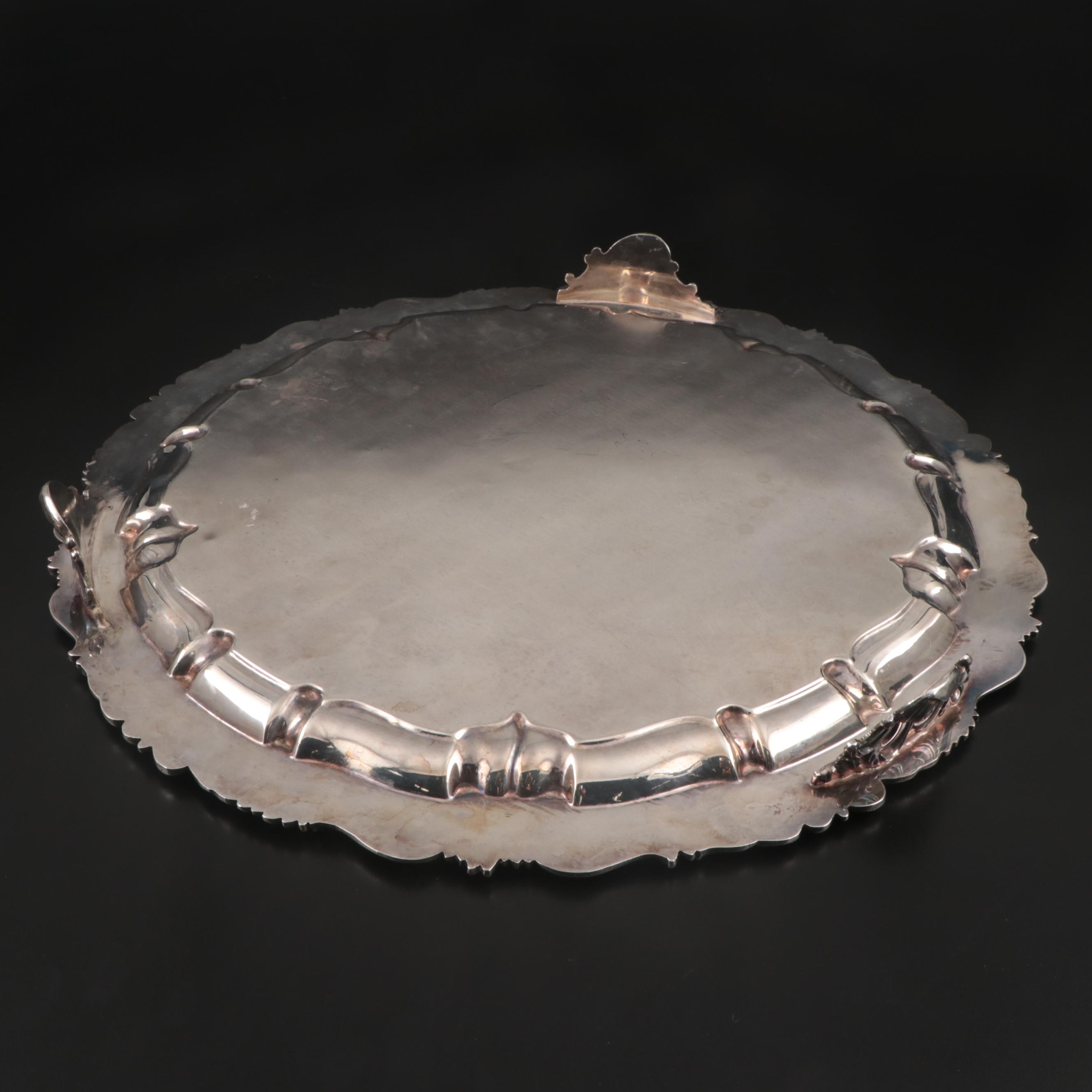 Mid-19th Century Hall & Elton Silver Plate Ladle and Other Silver Plate