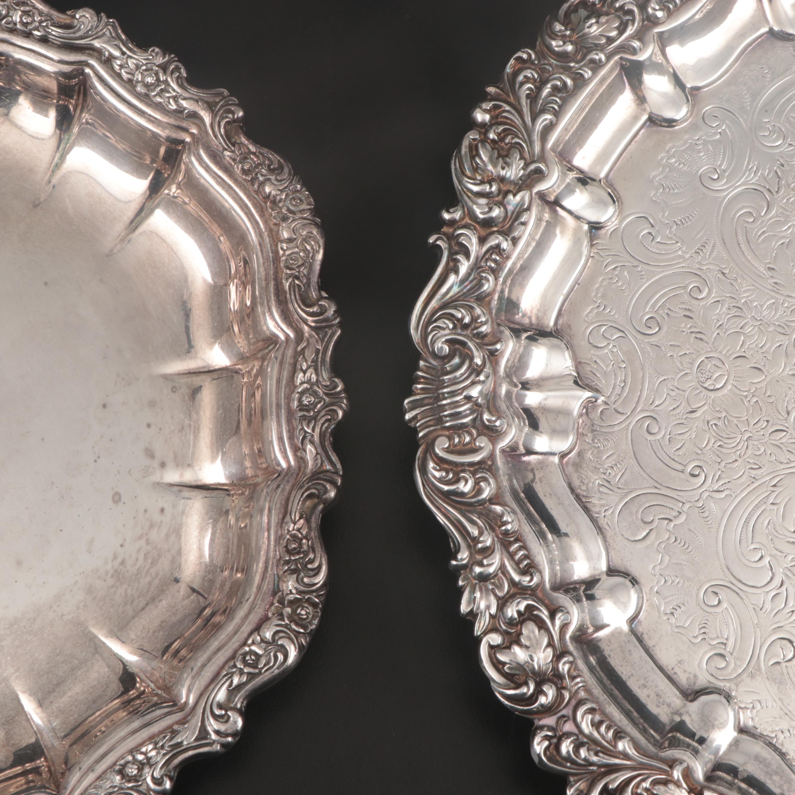 Mid-19th Century Hall & Elton Silver Plate Ladle and Other Silver Plate