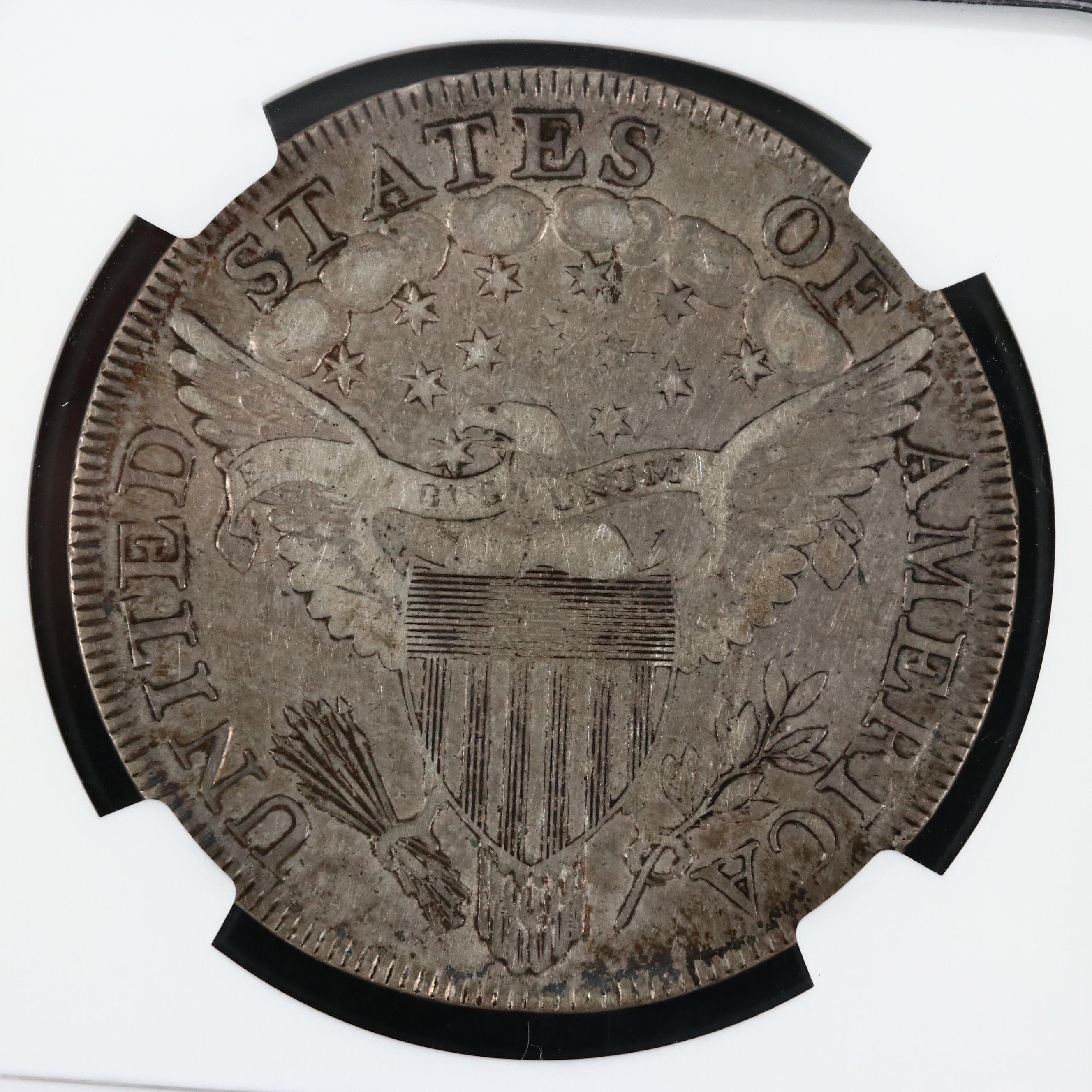 NGC Graded VF25 1799 Draped Bust Silver Dollar