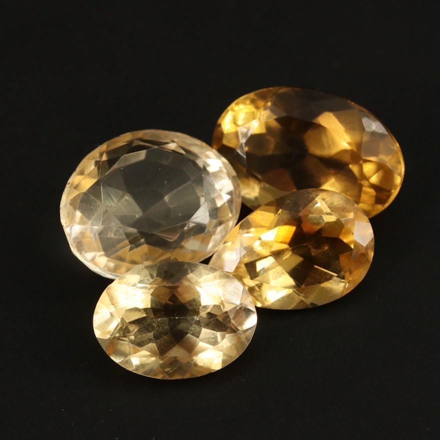 Loose 32.96 CTW Faceted Citrines