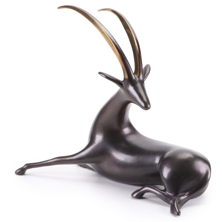 Loet Vanderveen Bronze Sculpture "Oryx"