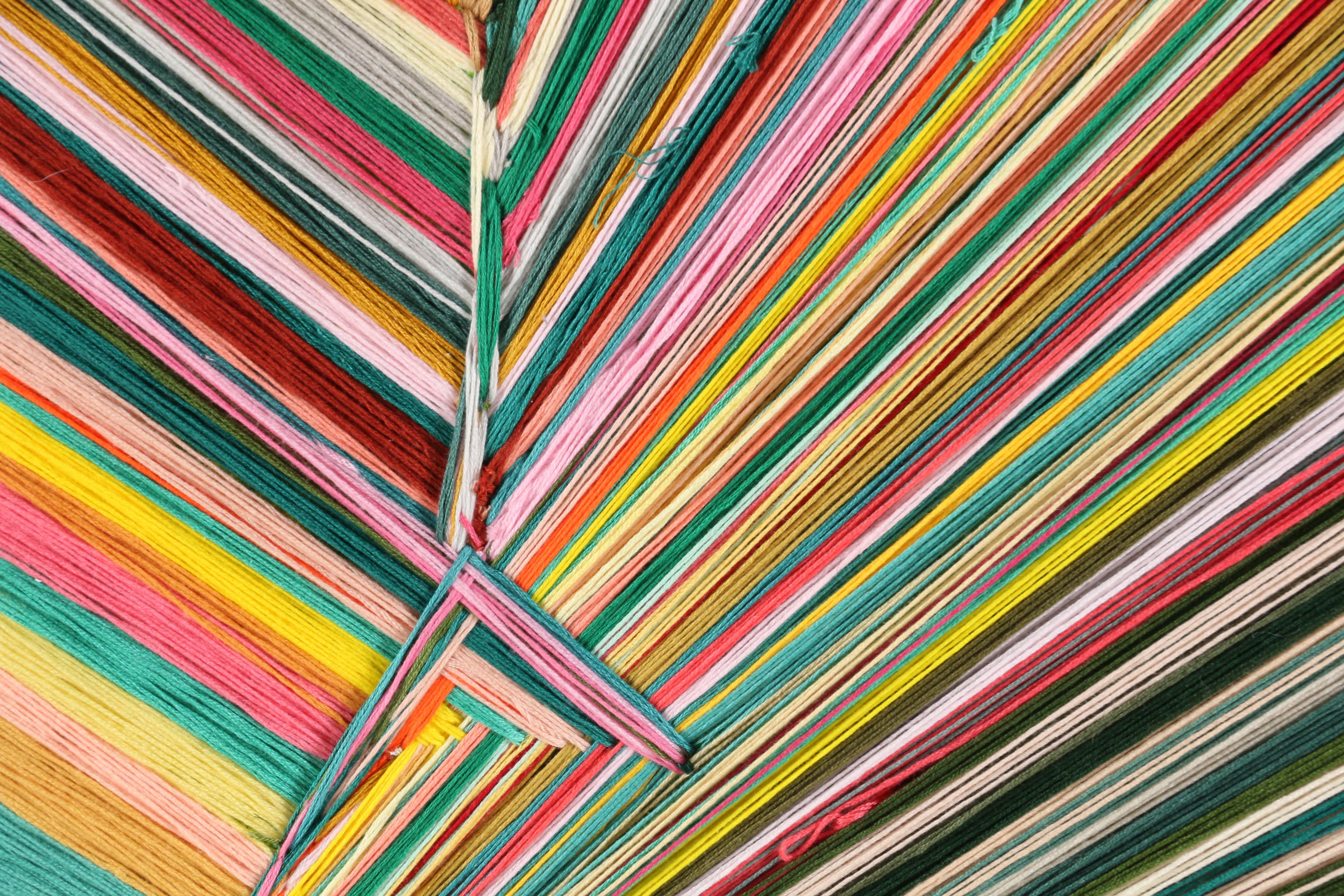 Charmette Young Outsider Art Fiber and Acrylic Composition, 21st Century