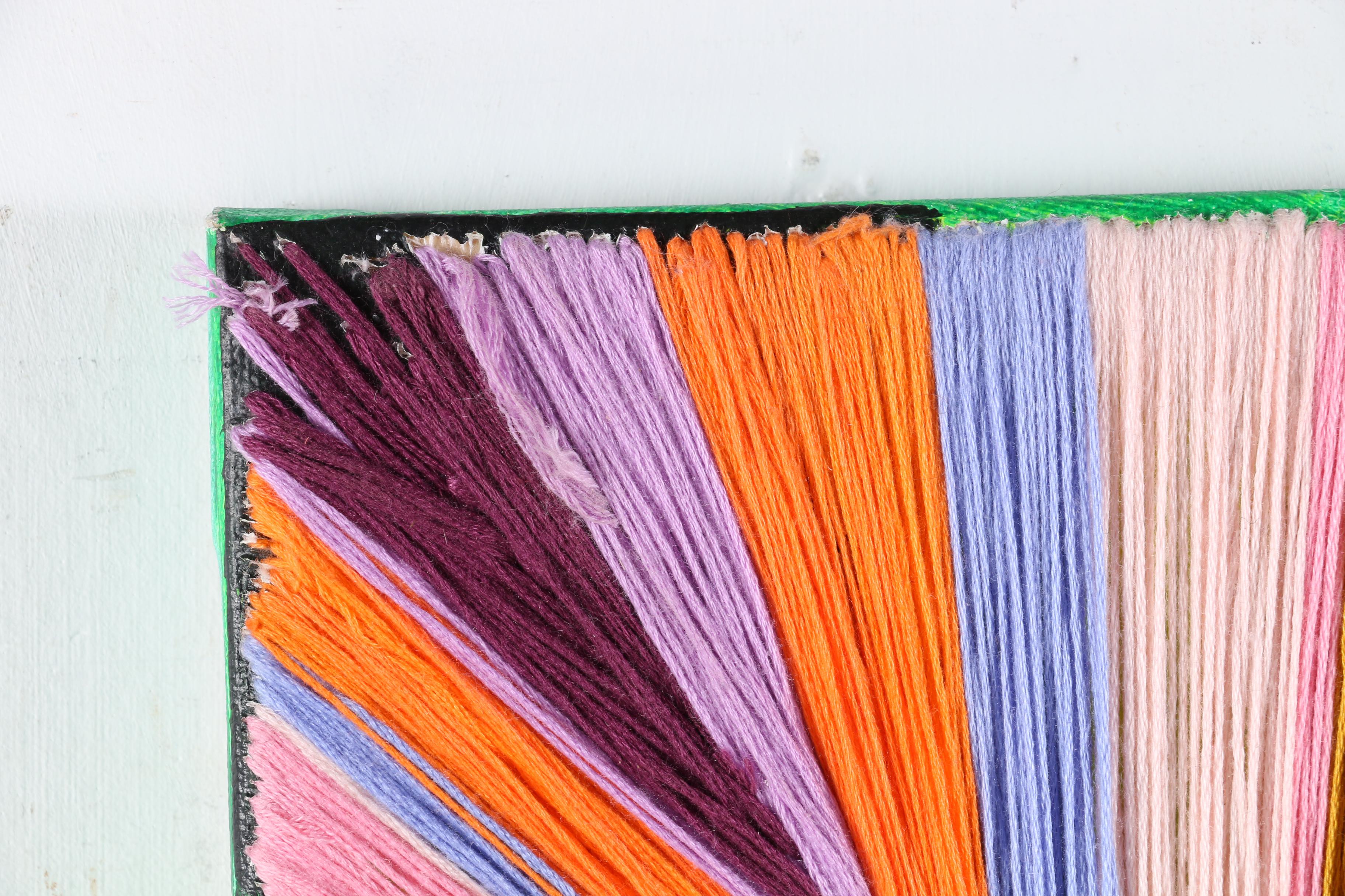 Charmette Young Outsider Art Fiber and Acrylic Composition, 21st Century