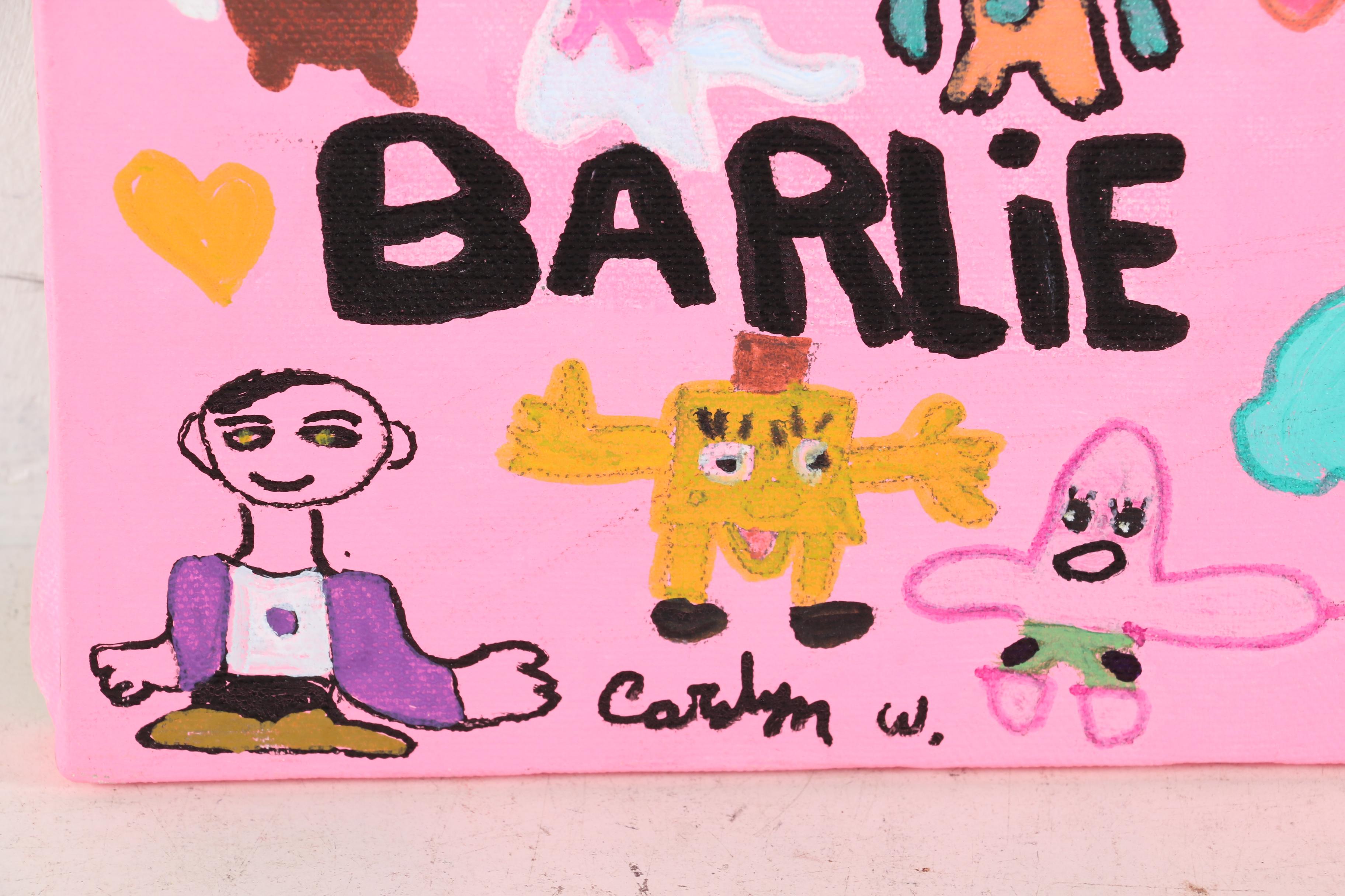 Carolyn Wilder Outsider Art Acrylic Painting, 21st Century