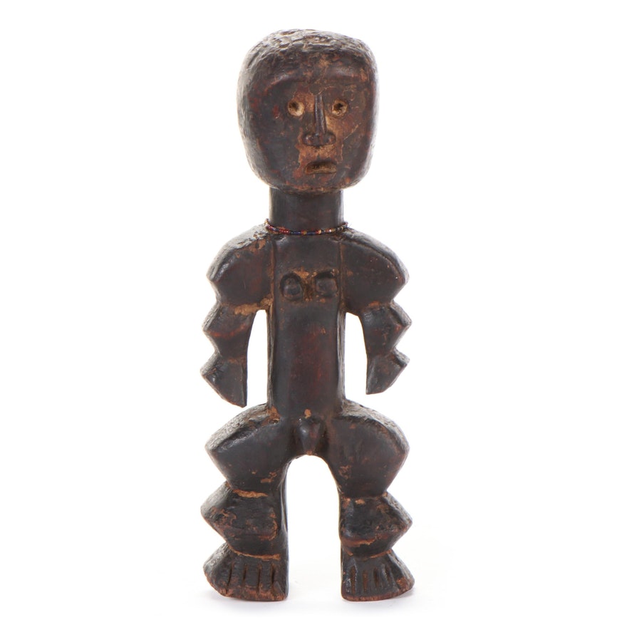 Central African Carved Wood Figure