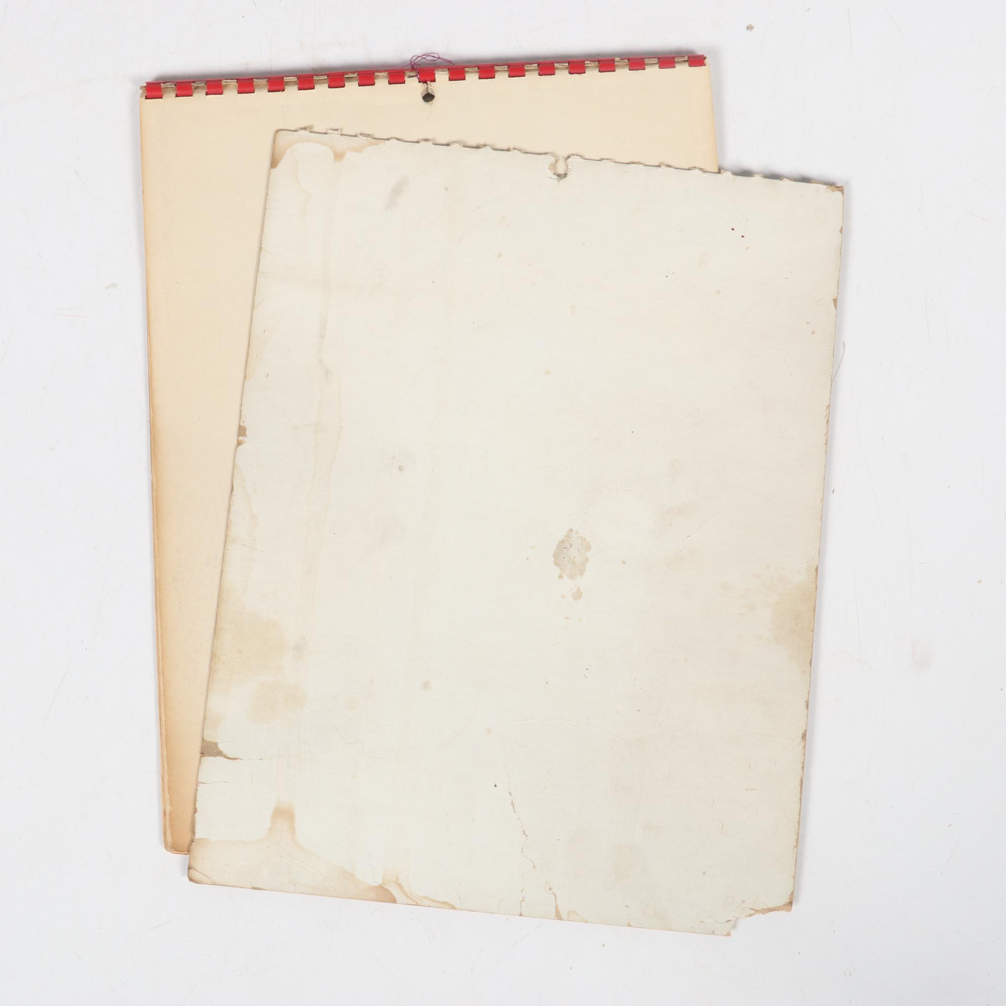 Mac Therson Pin-Up Models "Studio Secrets" Calendar, Ashtray, and More