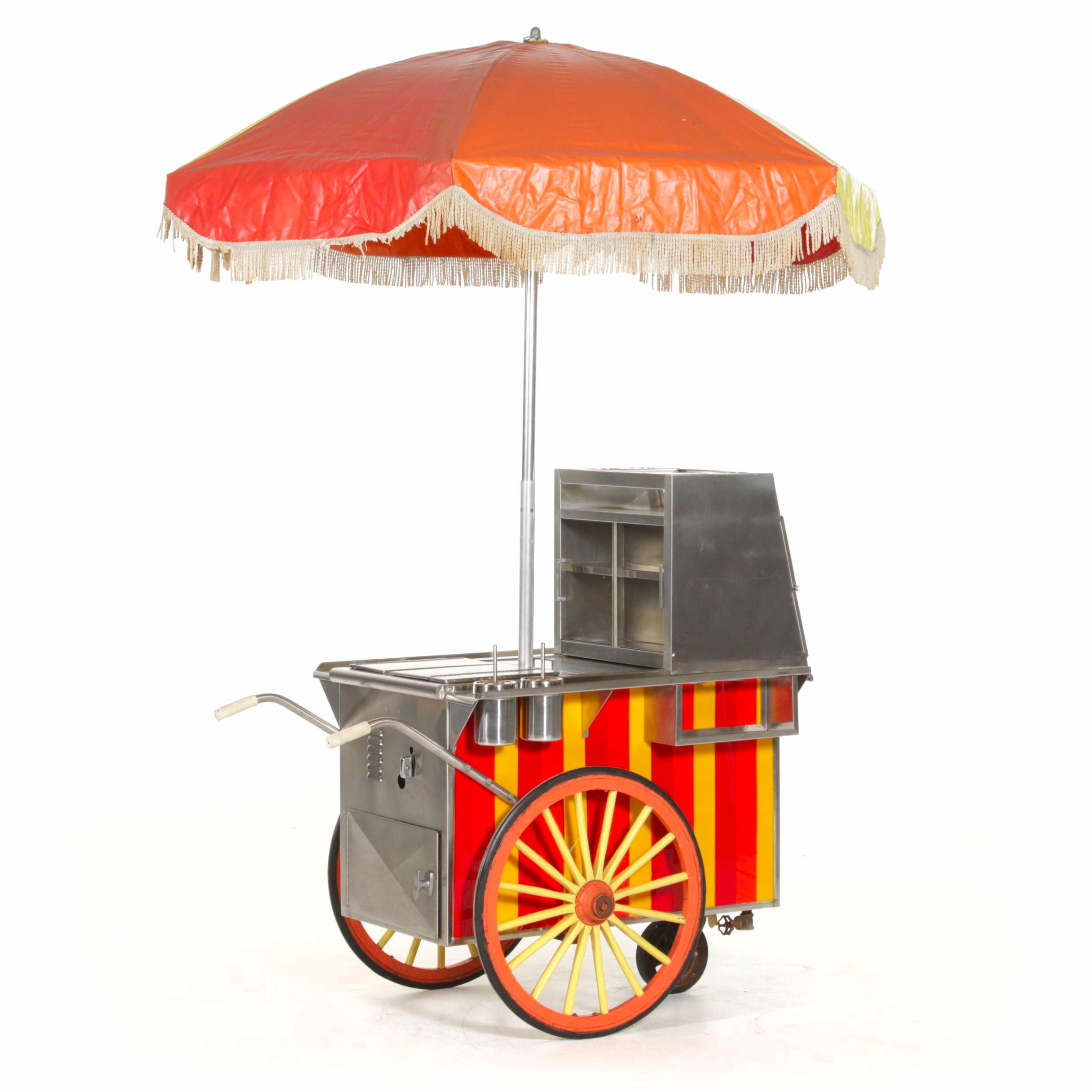 Retro Hot Dog Cart, 1950s