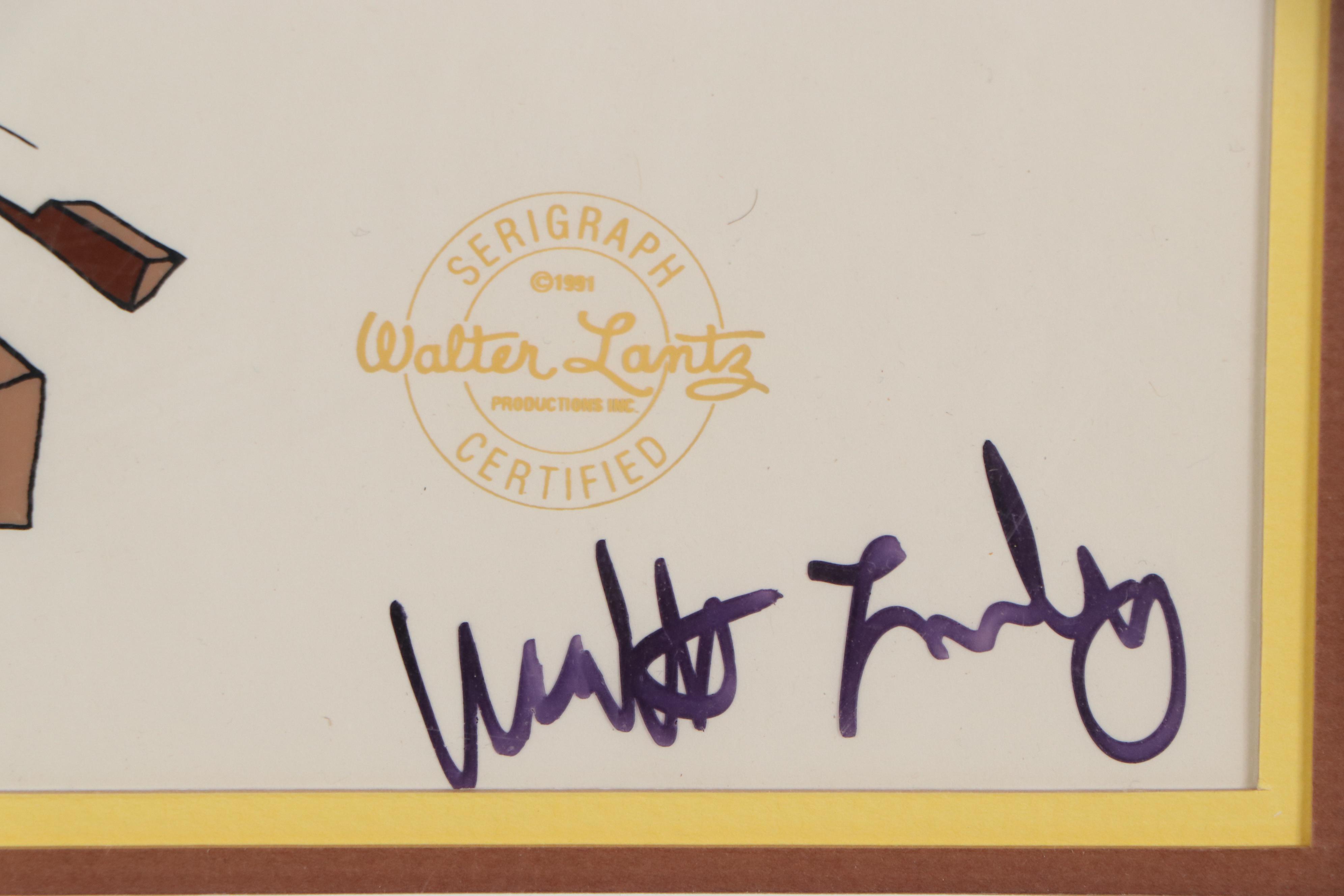 Walter Lantz Animation Serigraph of Woody Woodpecker