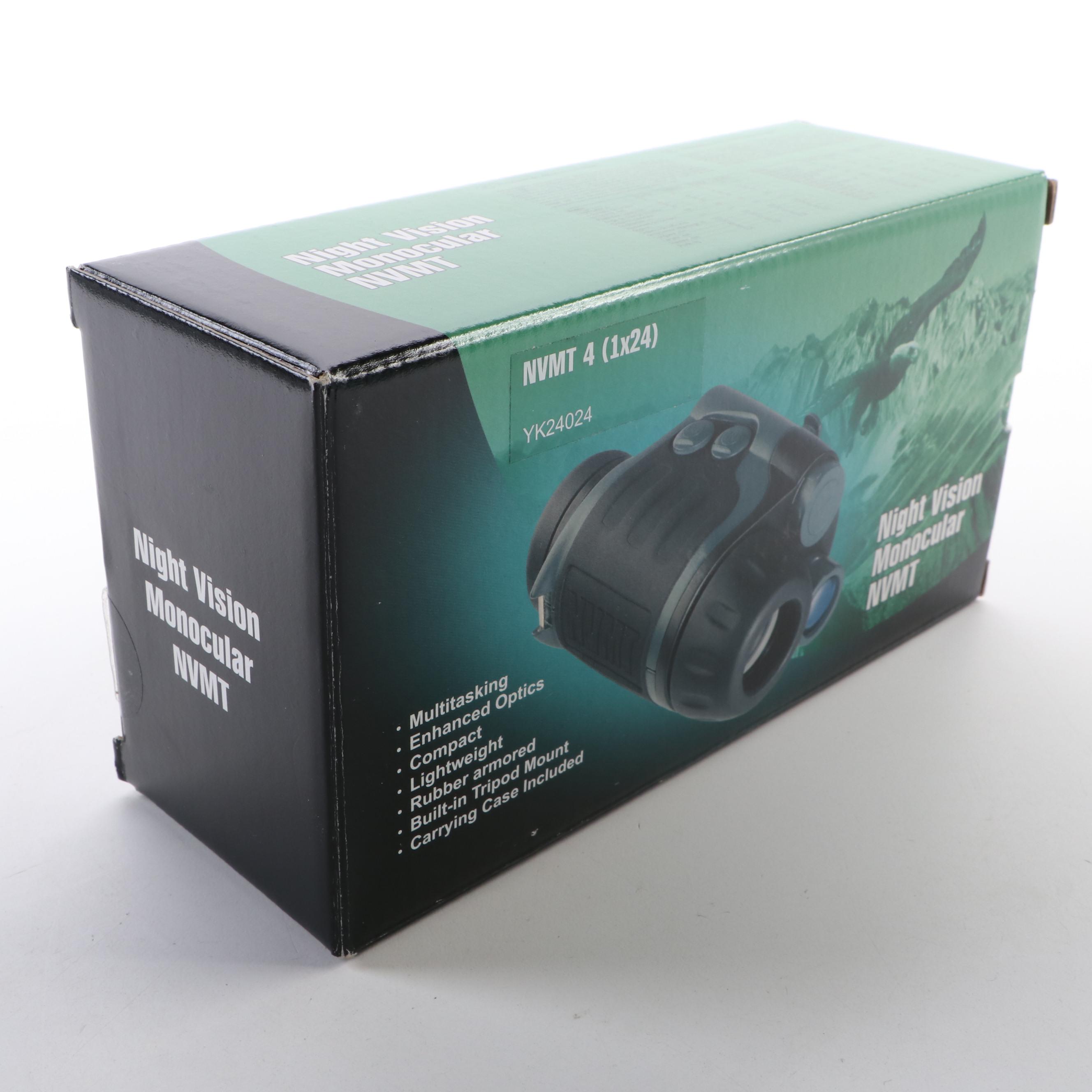 Yukon Spartan 1x24 Night Vision Monocular NVMT, RoHs Compliant, 21st Century