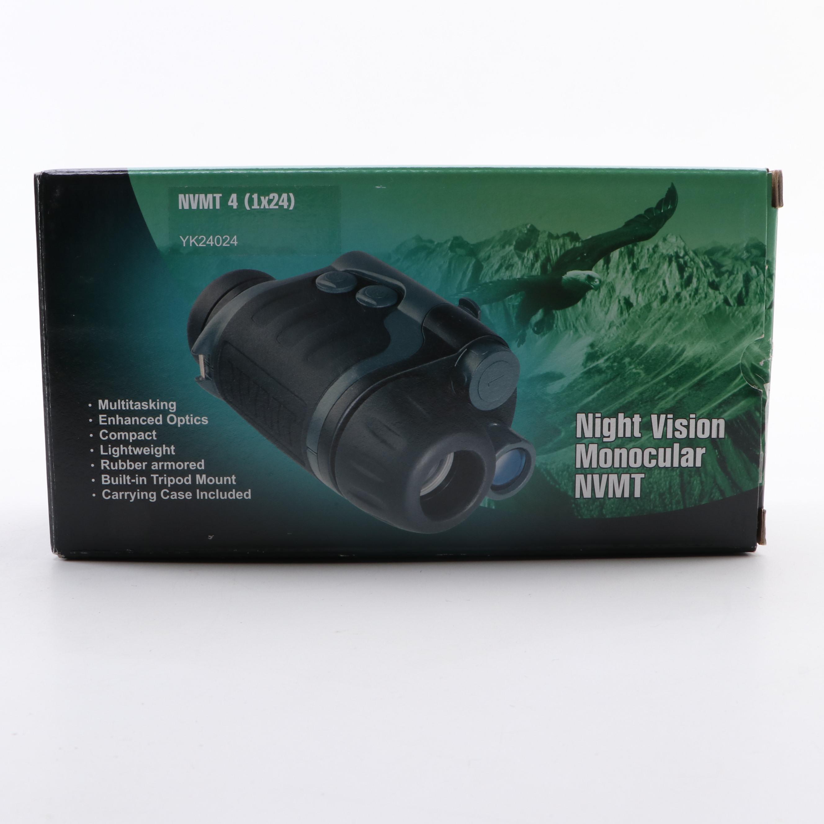 Yukon Spartan 1x24 Night Vision Monocular NVMT, RoHs Compliant, 21st Century