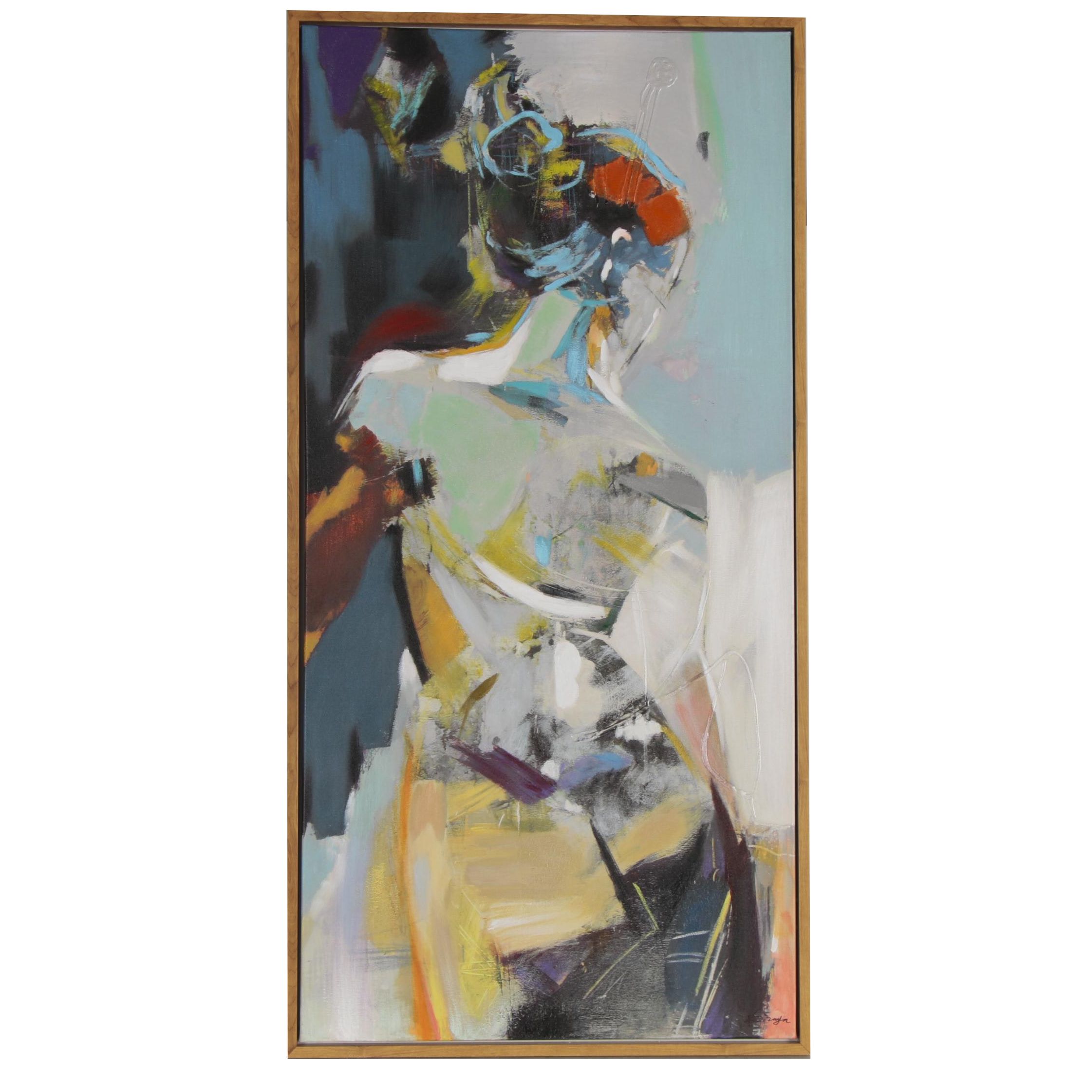 Ksenia Sizaya Embellished Giclée of Figure, 21st Century