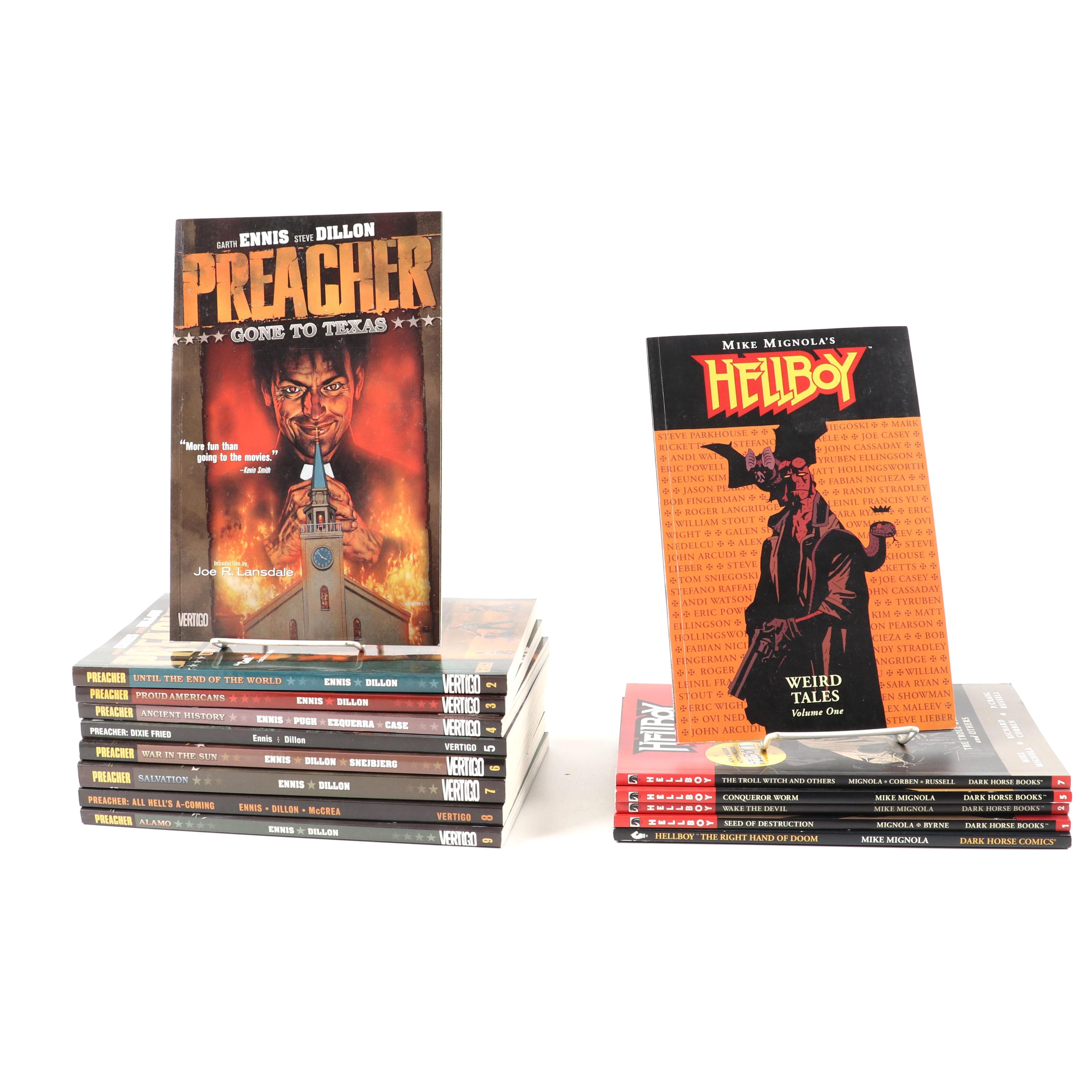 "Preacher" and "Hellboy" Graphic Novels