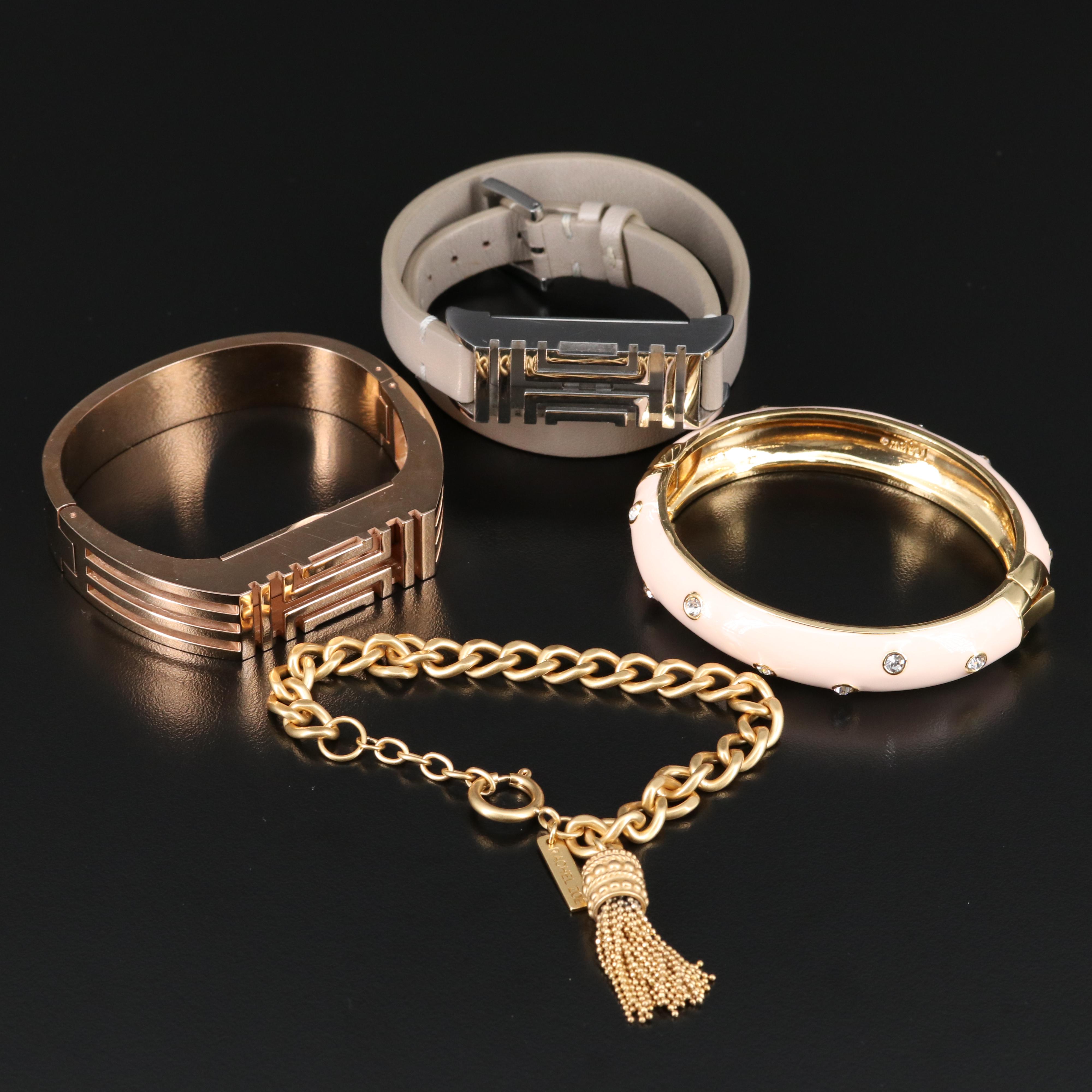 Tory Burch Fitbit Bracelets with Chain and Rhinestone Bracelets