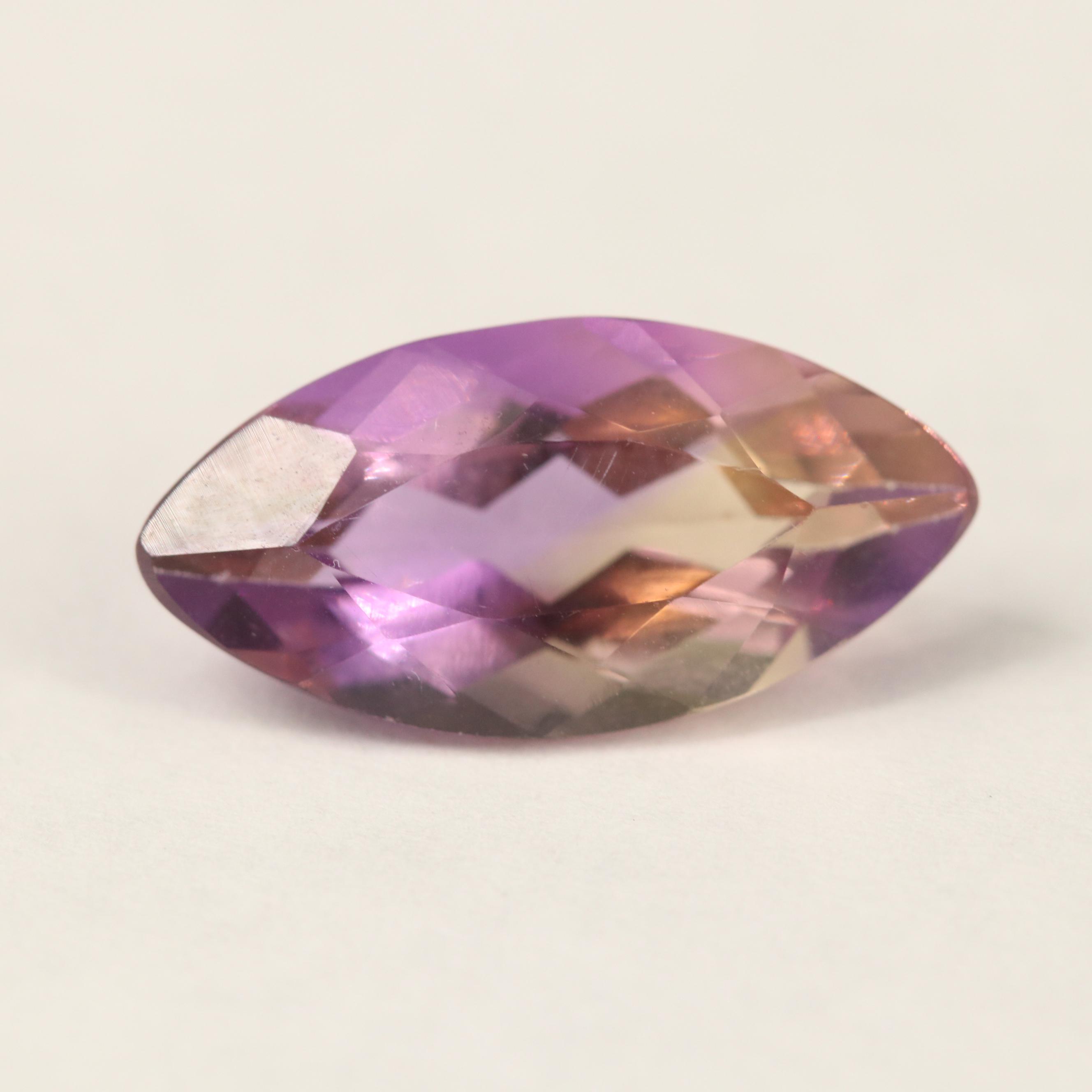 Loose 19.77 CTW Marquise and Cut Cornered Rectangular Faceted Ametrines