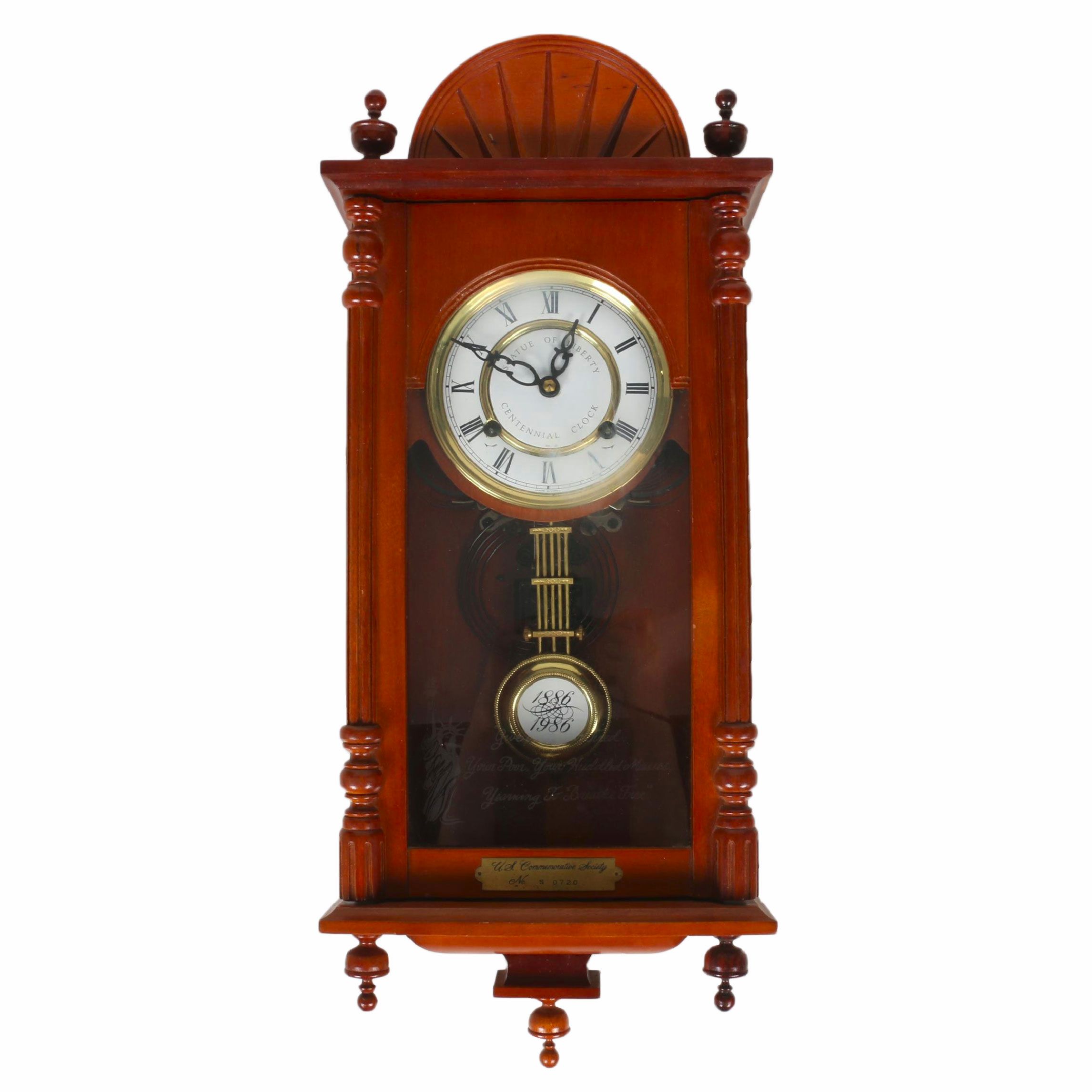 Statue of Liberty Centennial Wall Clock