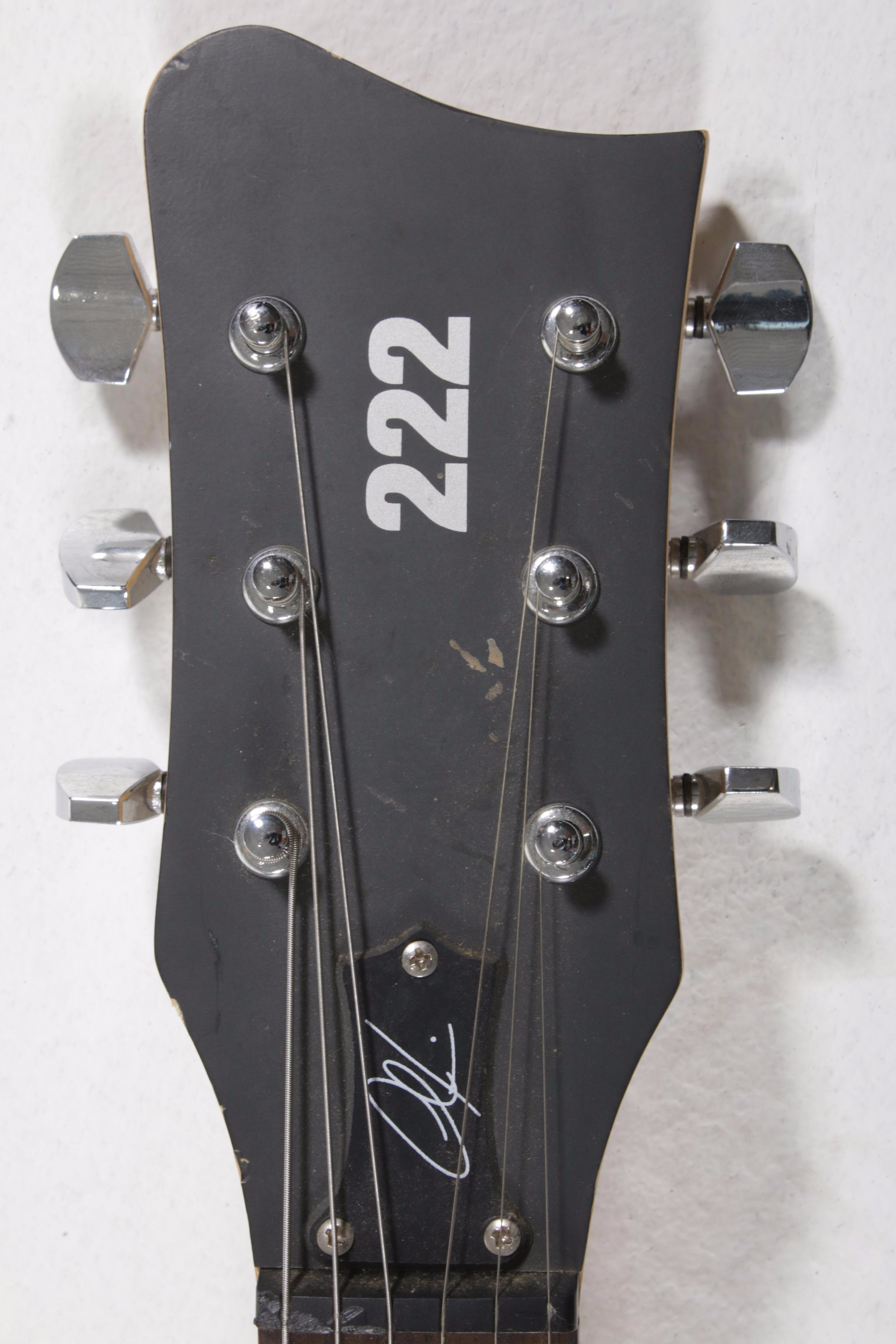 First Act 222 Electric Guitar in Matte Black