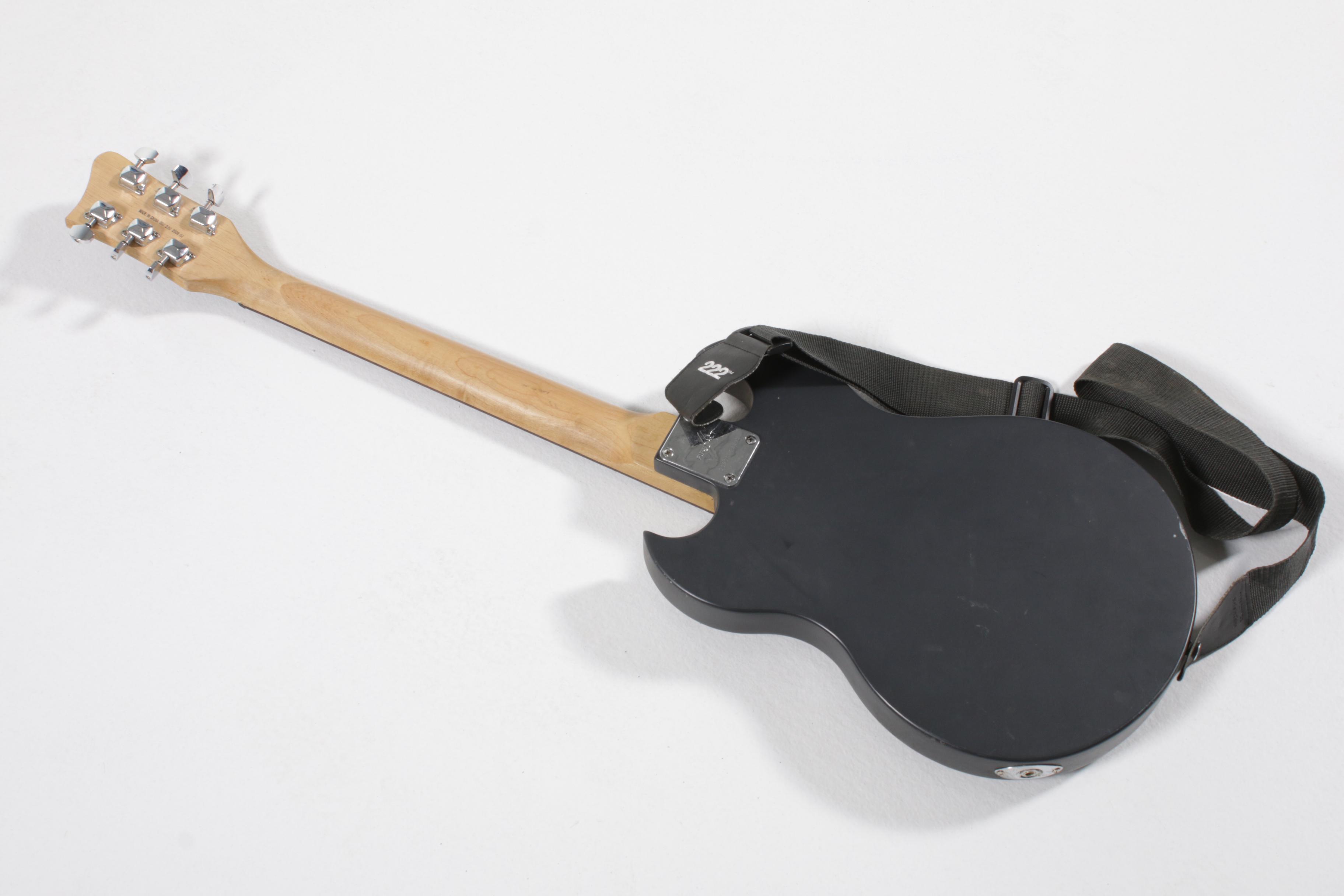First Act 222 Electric Guitar in Matte Black