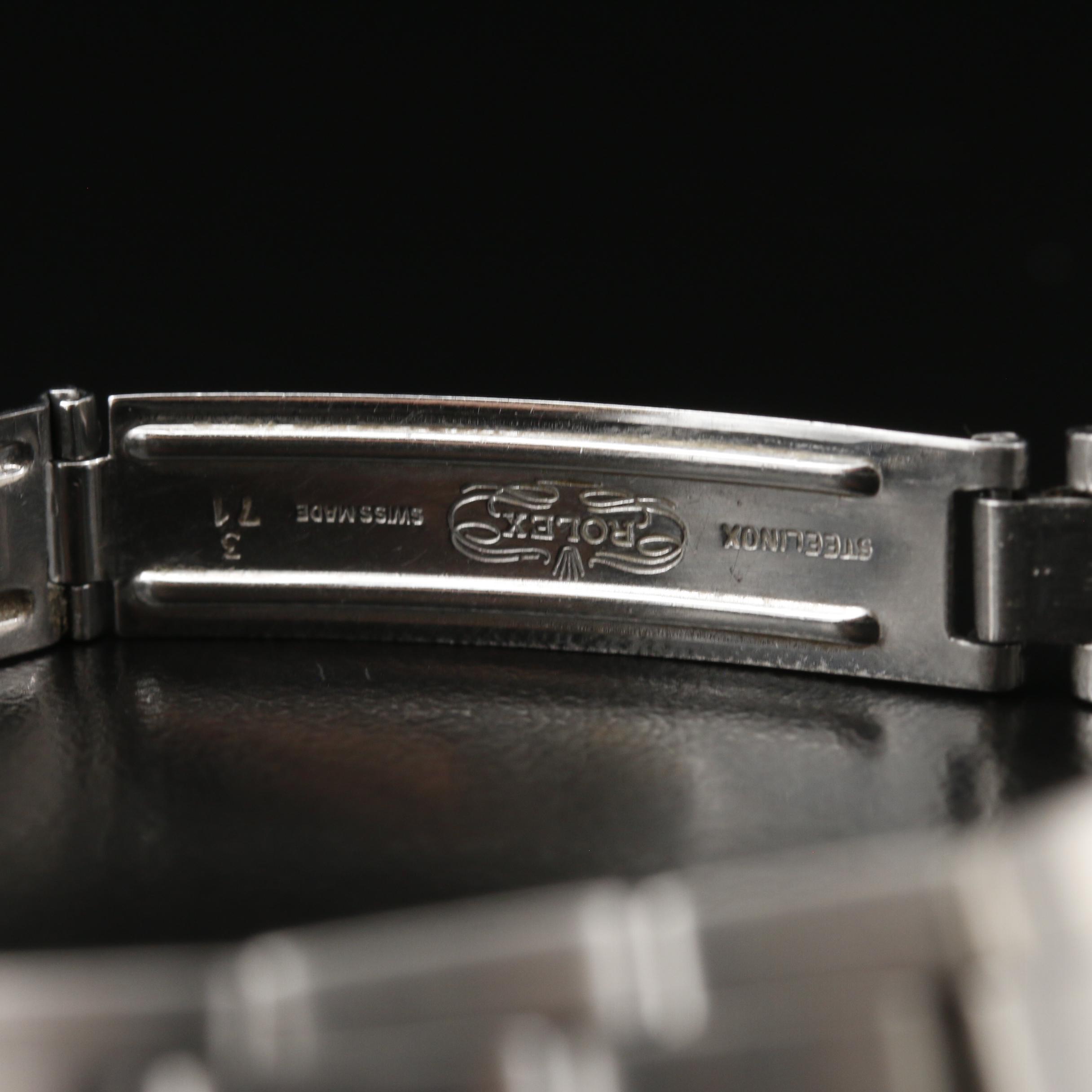 1968 Rolex Datejust Stainless Steel Diamond Watch