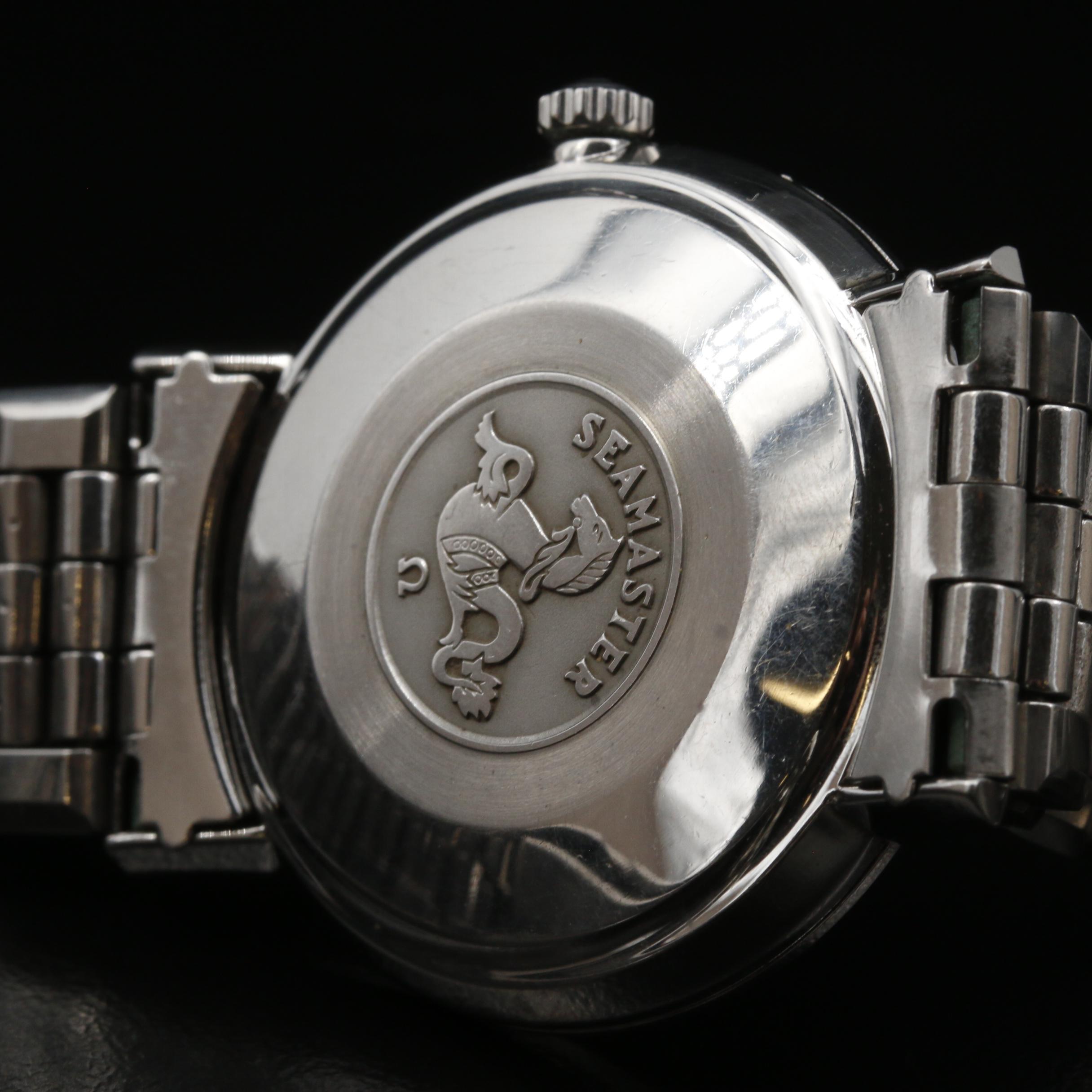 1959 Omega Seamaster Stainless Steel Stem Wind Watch