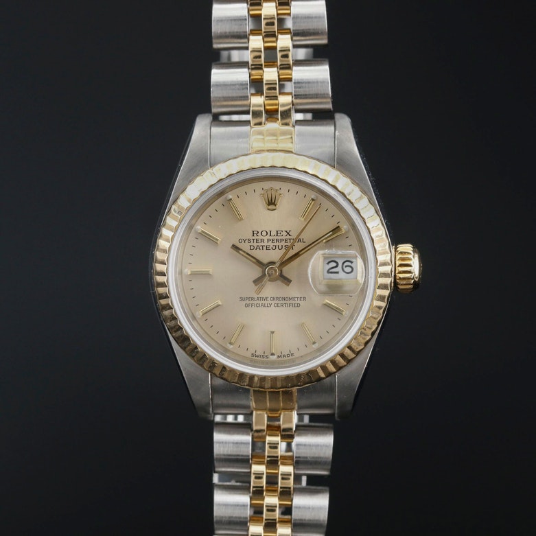 1985 Rolex Datejust 18K and Stainless Steel Automatic Watch