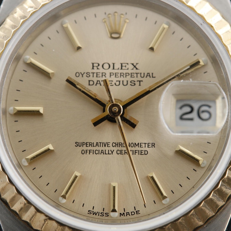 1985 Rolex Datejust 18K and Stainless Steel Automatic Watch