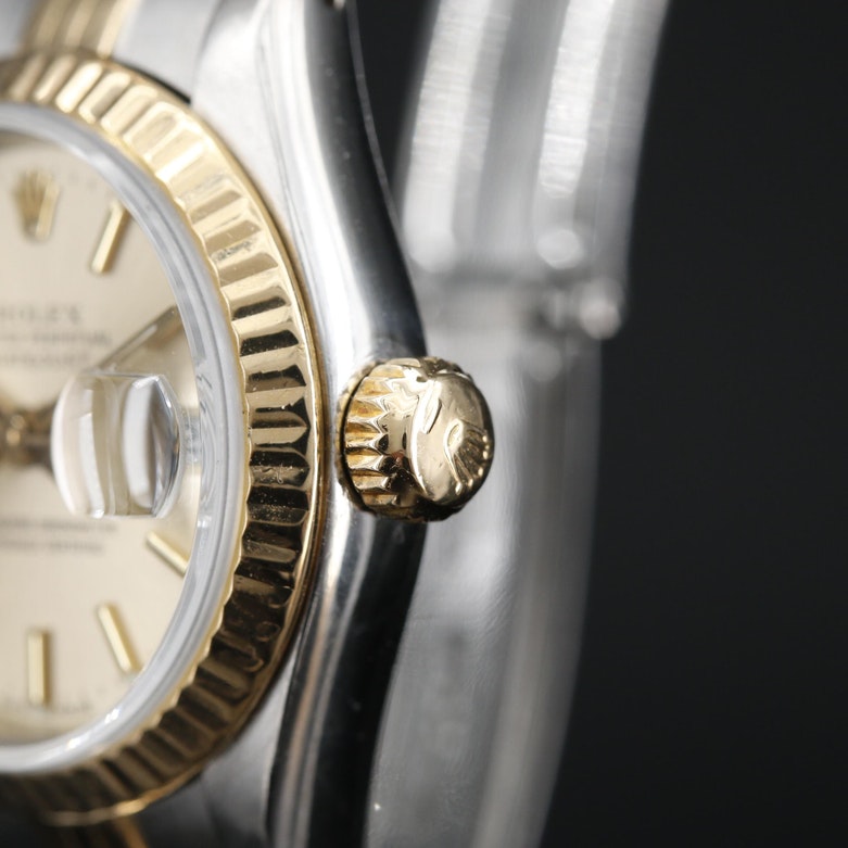 1985 Rolex Datejust 18K and Stainless Steel Automatic Watch