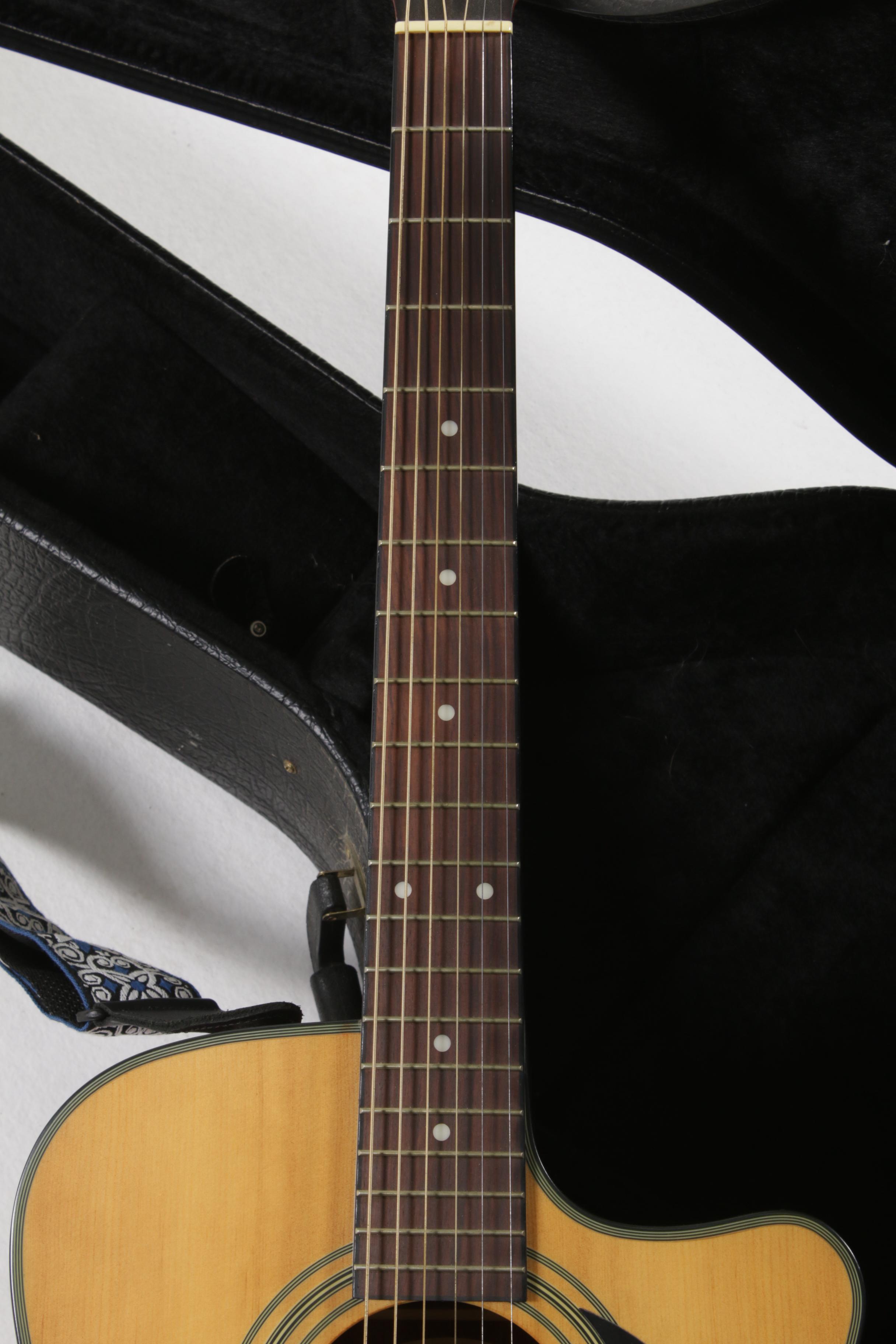 Fender CD-100CE Single Cutaway Acoustic-Electric Guitar with Case