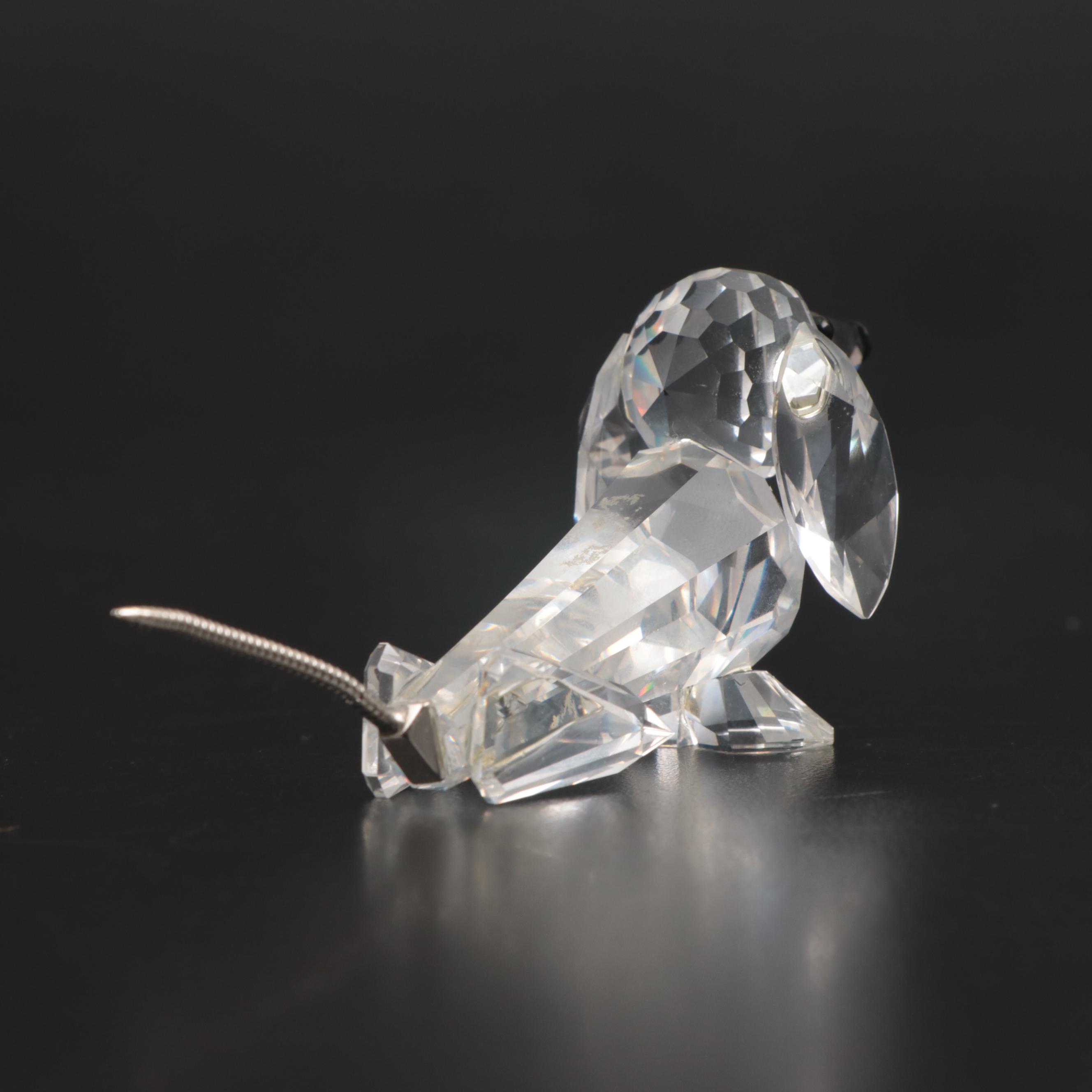 Swarovski Crystal Animal Figurines Including "Fox" and "Dachshund"