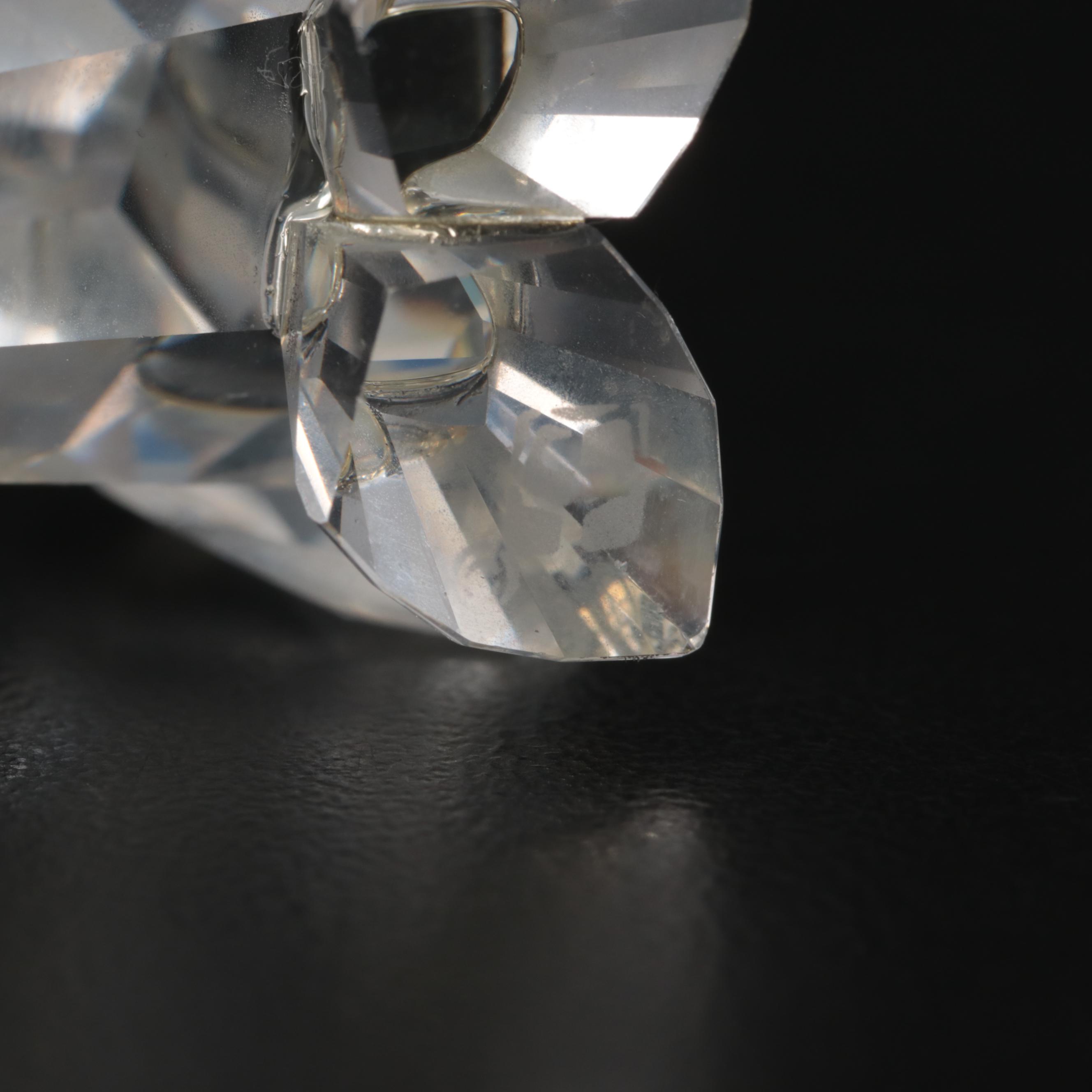 Swarovski Crystal Animal Figurines Including "Fox" and "Dachshund"