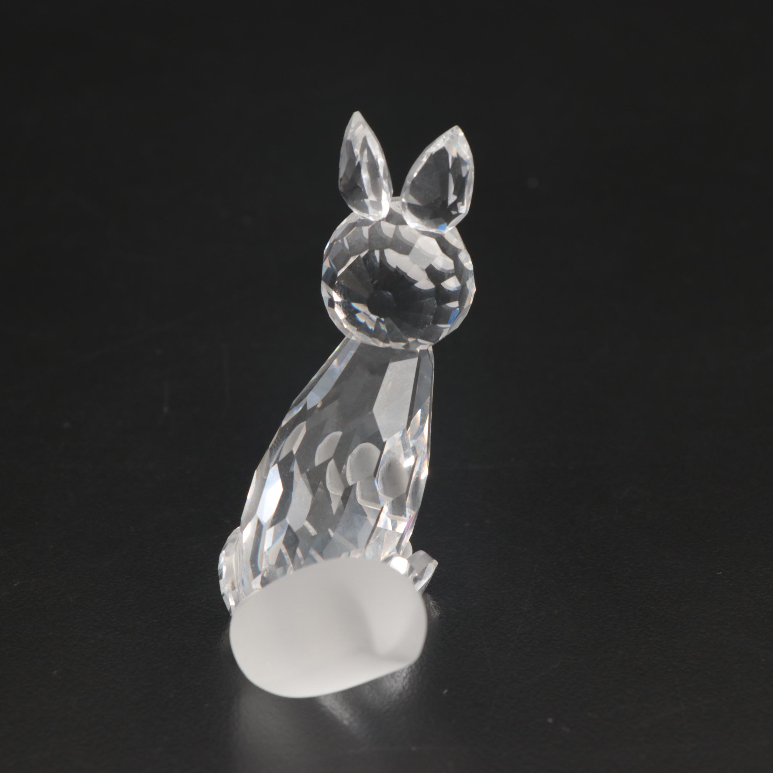 Swarovski Crystal Animal Figurines Including "Fox" and "Dachshund"