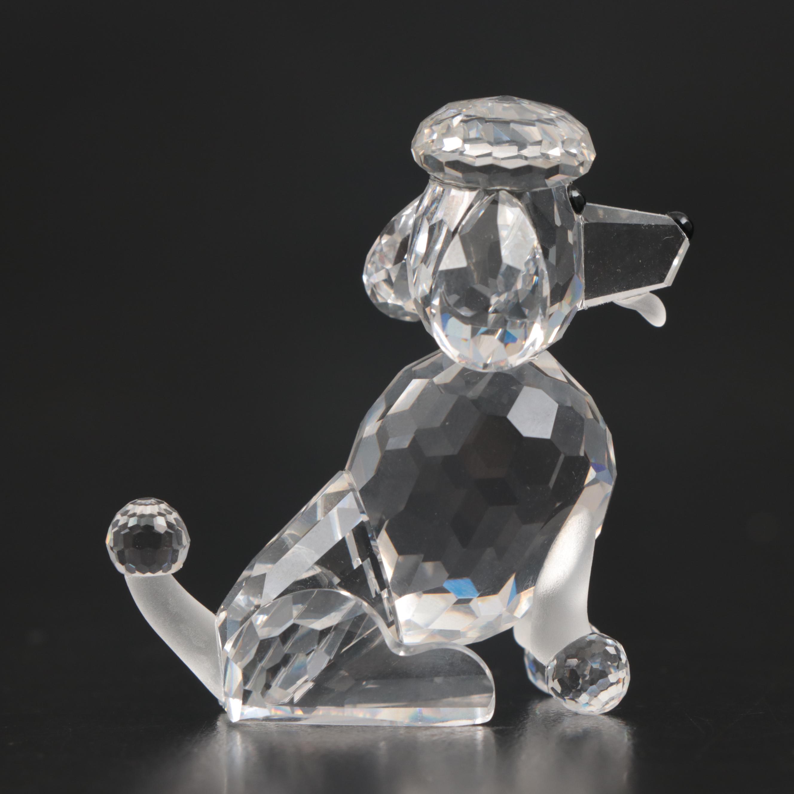 Swarovski Crystal Animal Figurines Including "Fox" and "Dachshund"