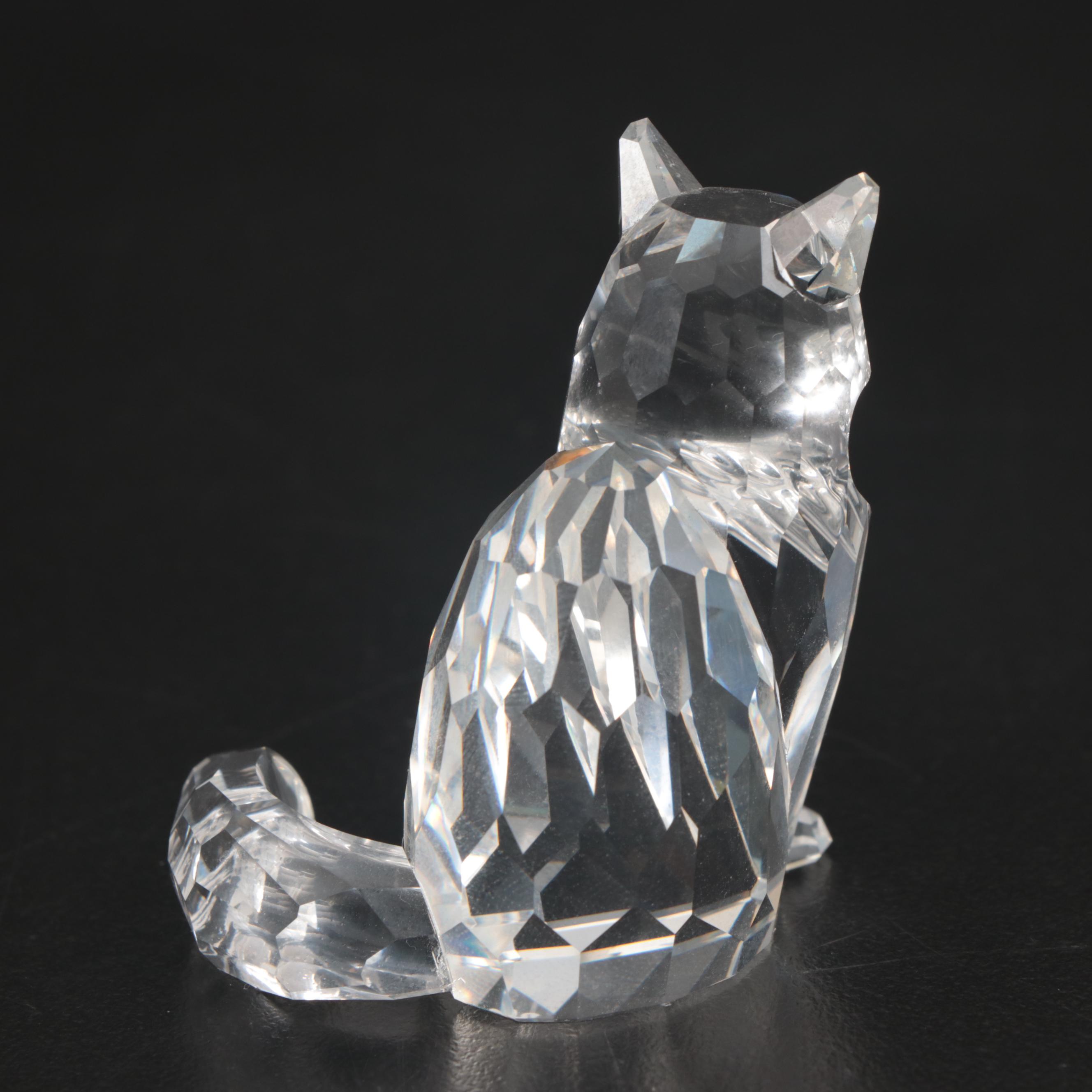 Swarovski Crystal Animal Figurines Including "Fox" and "Dachshund"