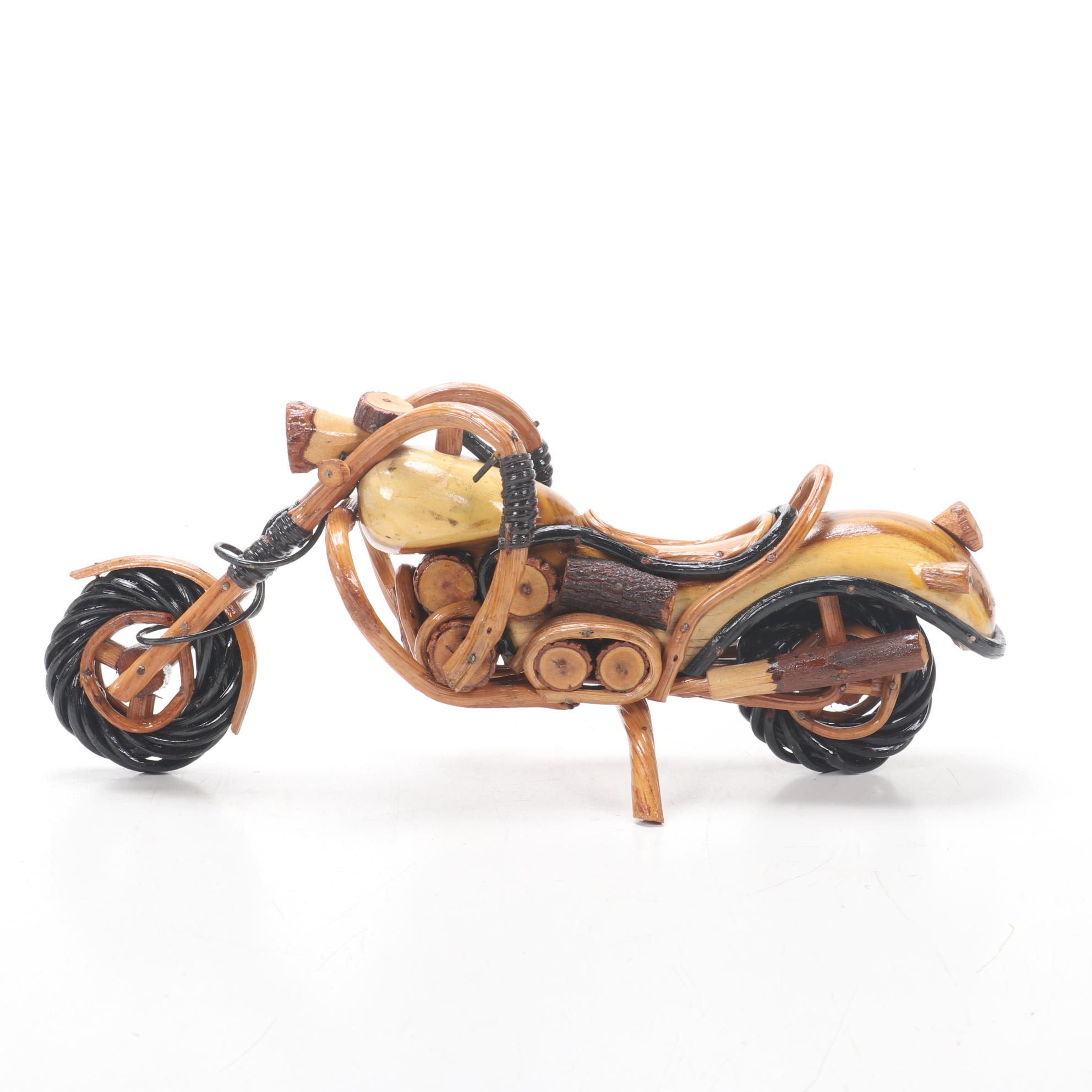 Harley-Davidson Barbie and Ken Dolls with Motorcycle Clock and Figurine