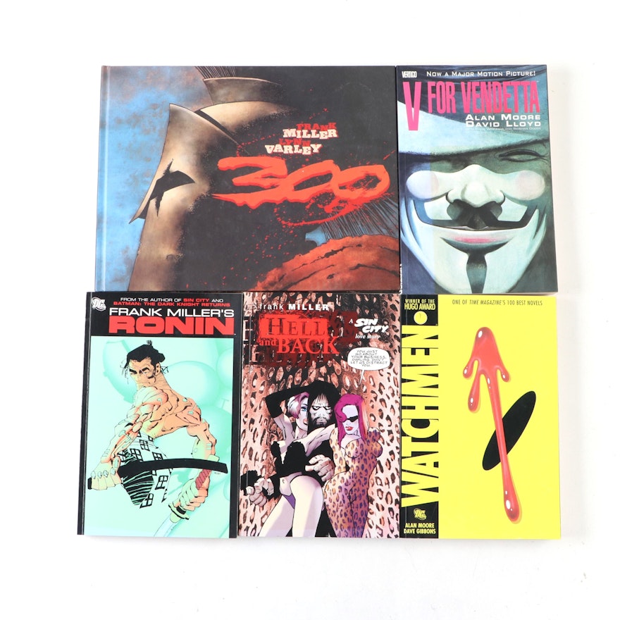 "Watchmen," "V for Vendetta," "300," and Other Graphic Novels