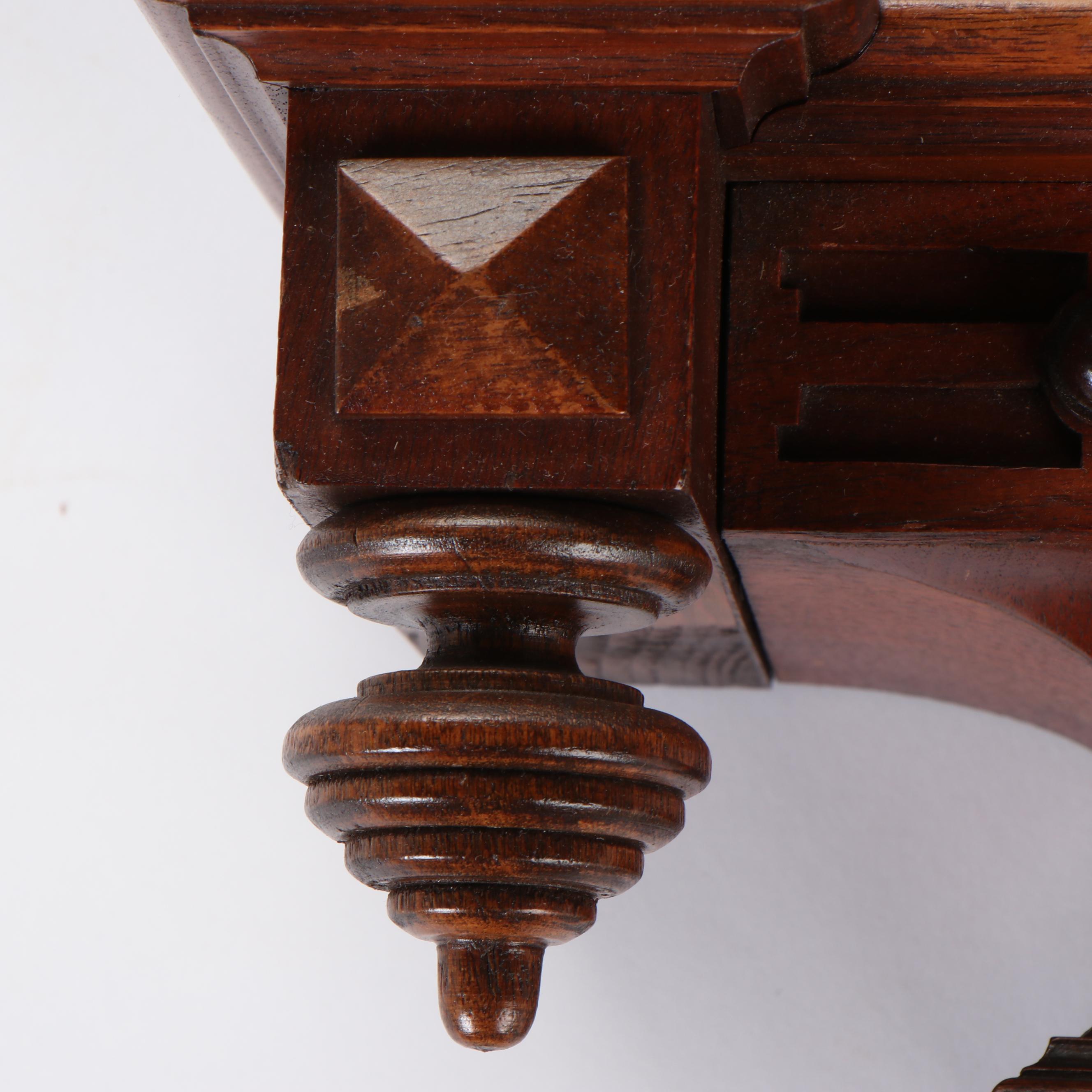 Continental Walnut Vienna Regulator Wall Clock, Late 19th Century