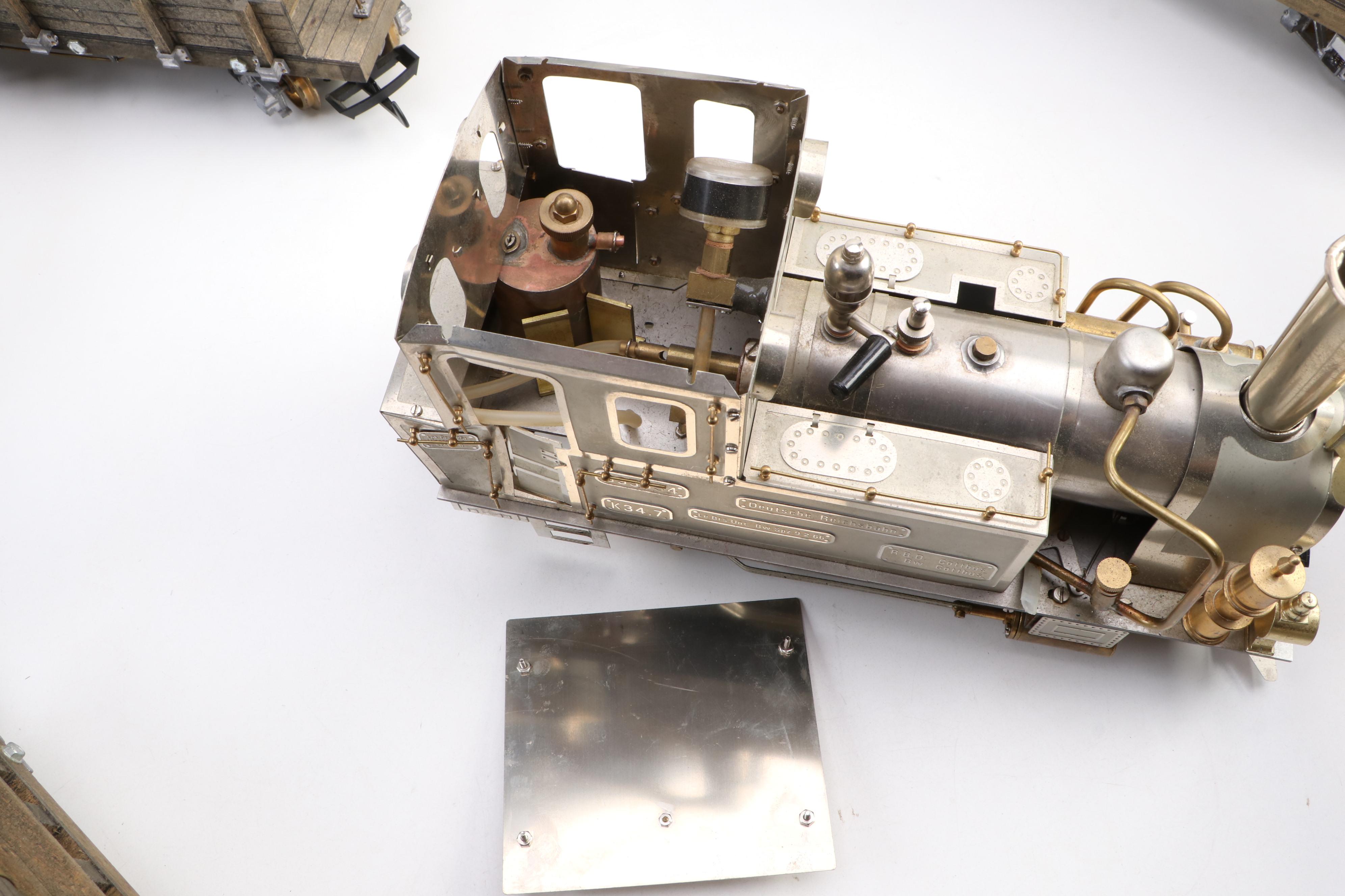 Wilesco Lucas Deutsche Reichsbahn Steam Locomotive and Cars