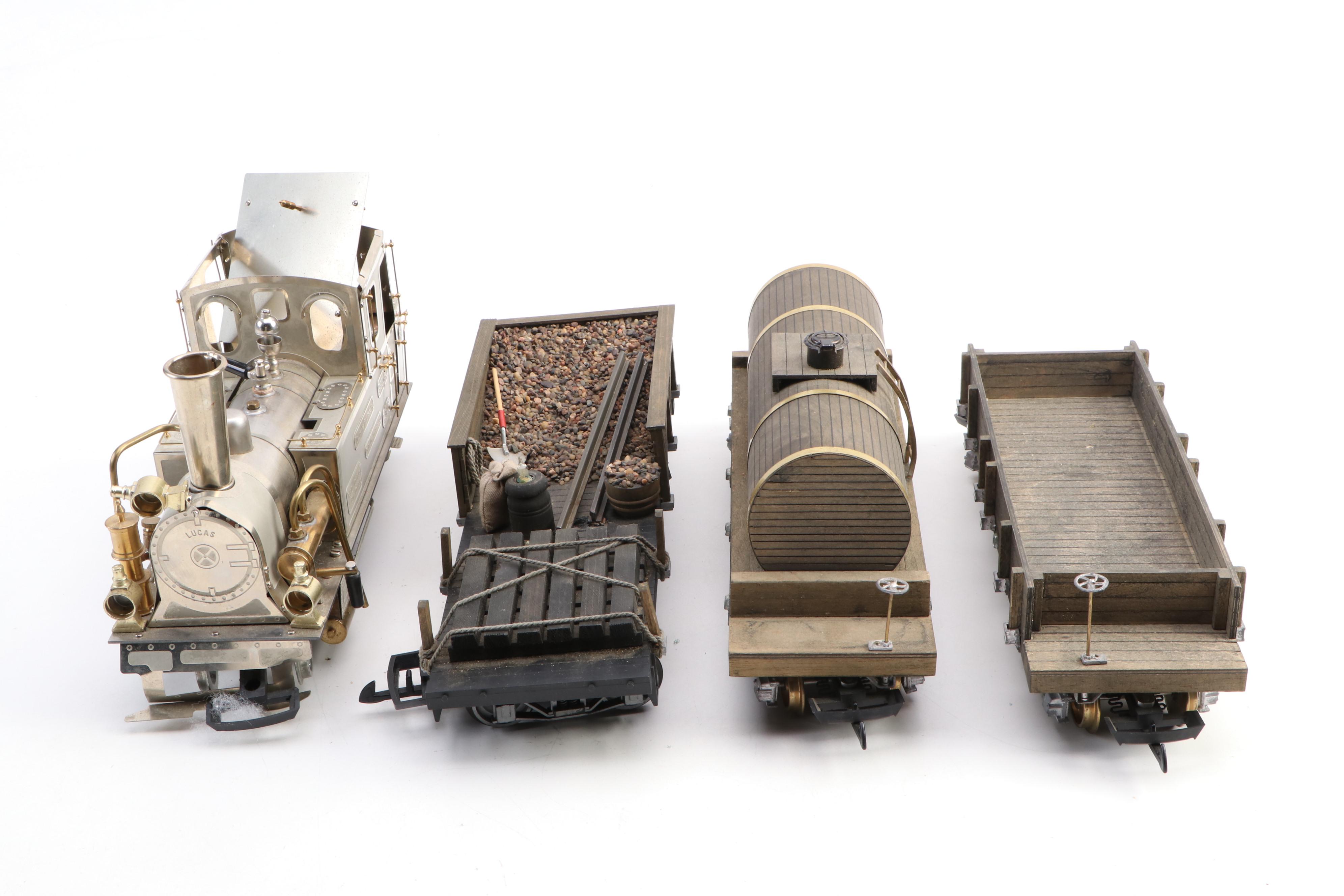 Wilesco Lucas Deutsche Reichsbahn Steam Locomotive and Cars