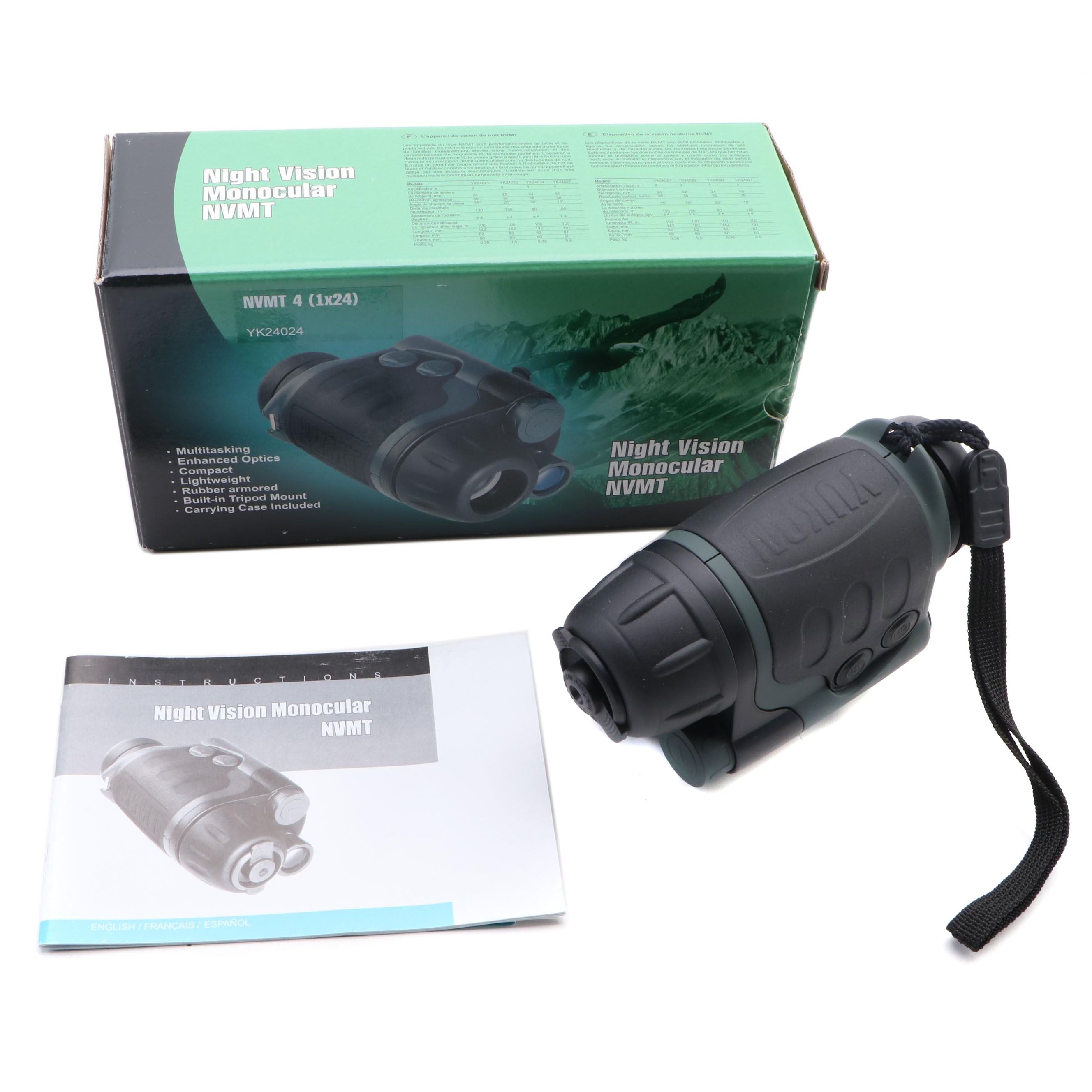 Yukon Spartan 1x24 Night Vision Monocular NVMT, RoHs Compliant, 21st Century