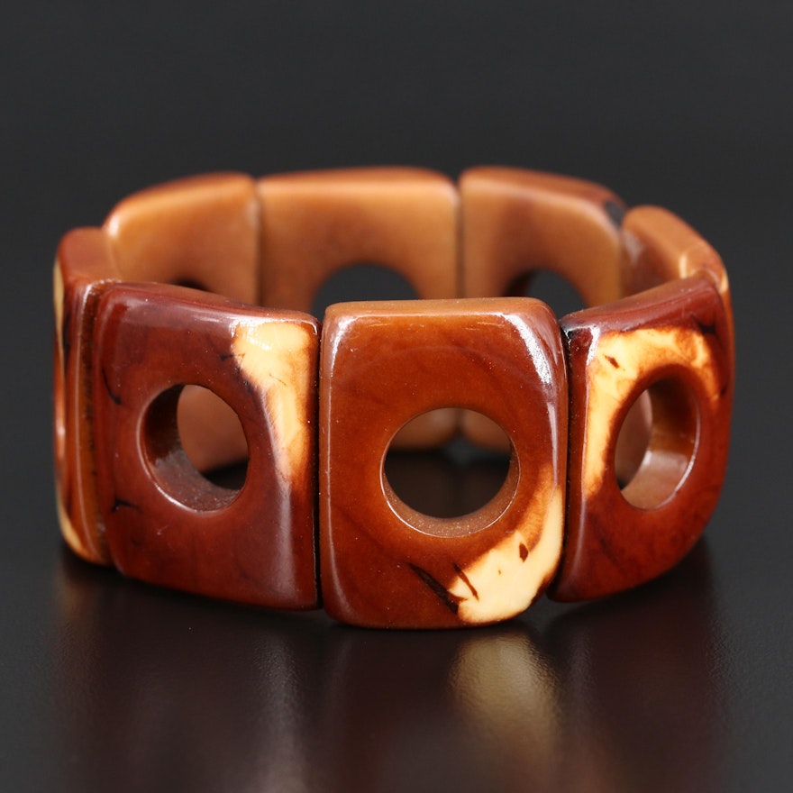 Wooden Stretch Bracelet