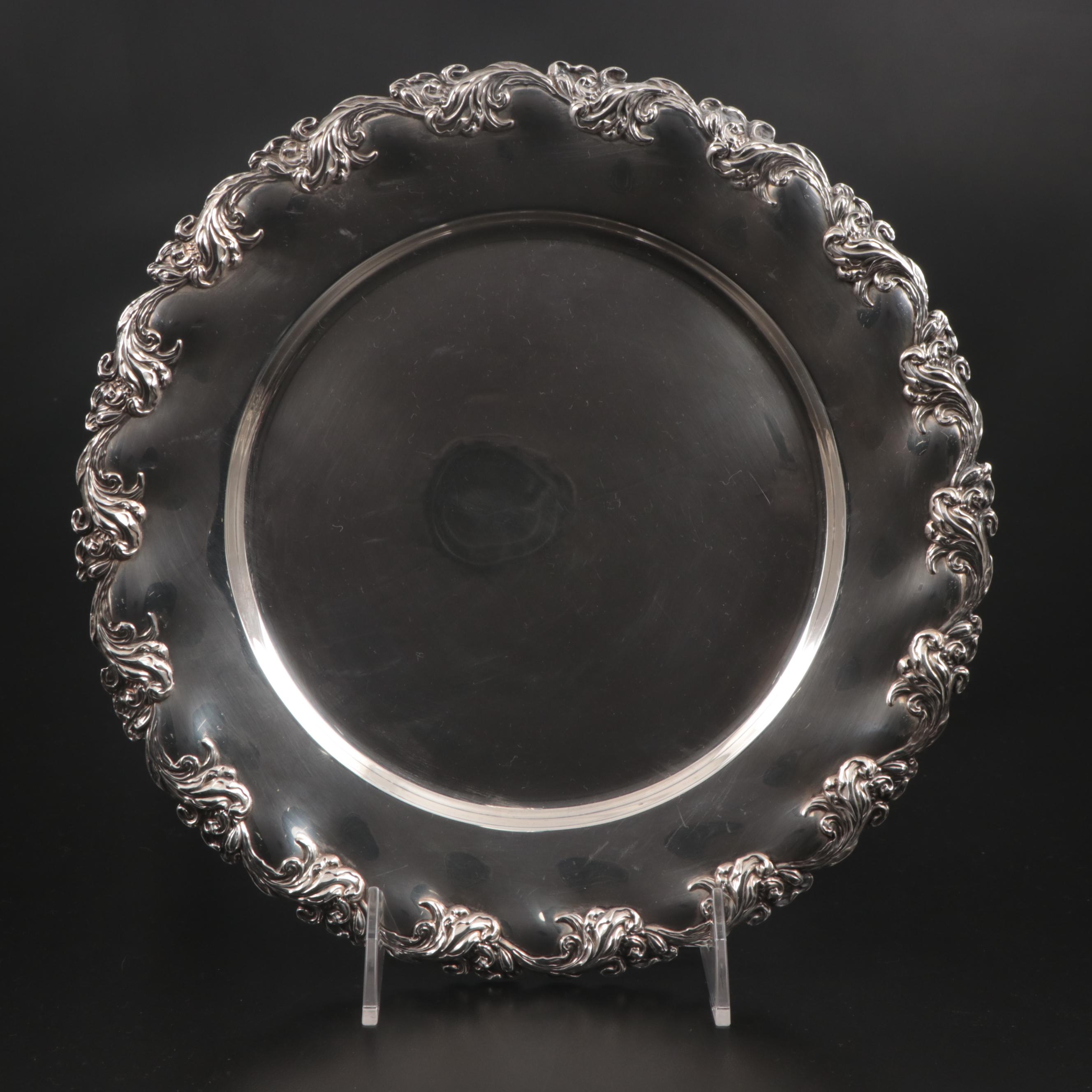 Mauser Manufacturing Co. Sterling Silver Plates, Late 19th/Early 20th Century