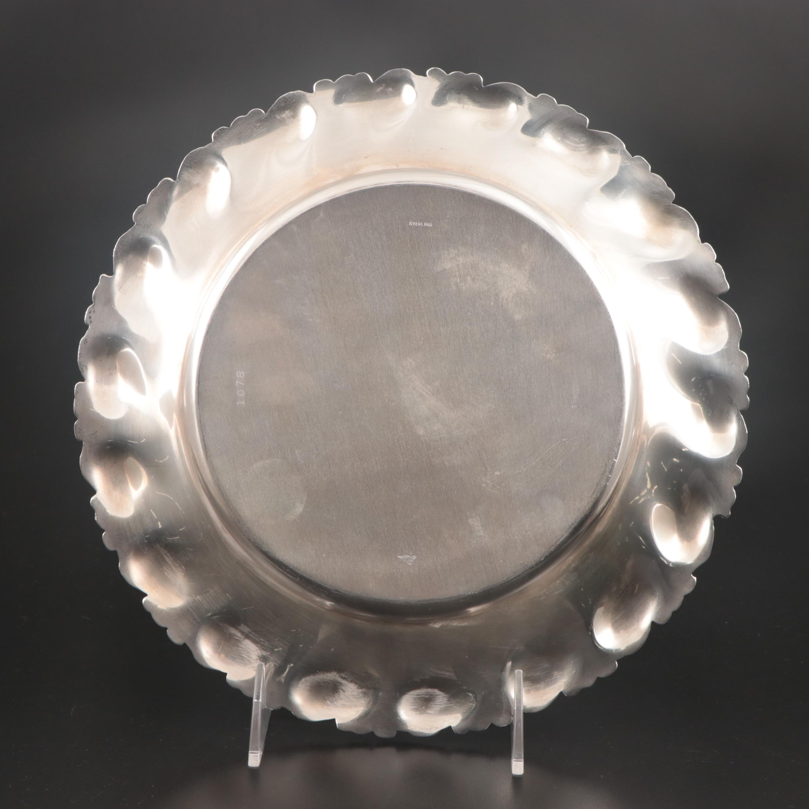 Mauser Manufacturing Co. Sterling Silver Plates, Late 19th/Early 20th Century
