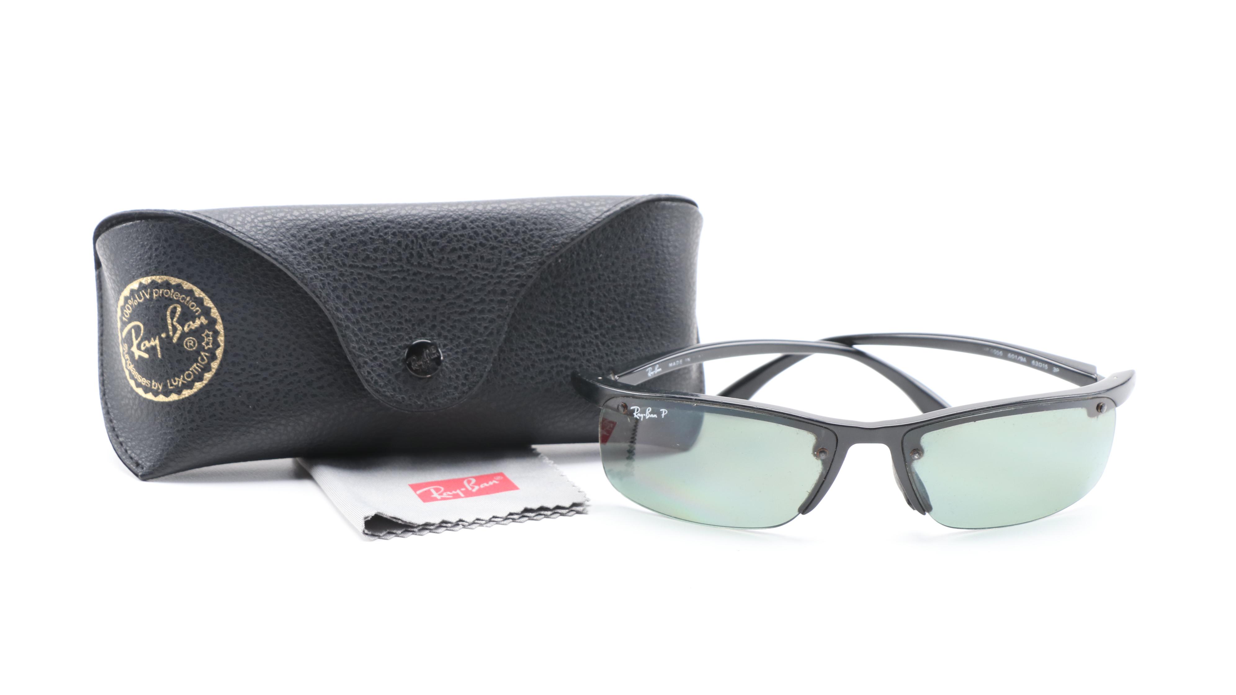 Ray-Ban RB 4056 Sportsmen Style Sunglasses with Case