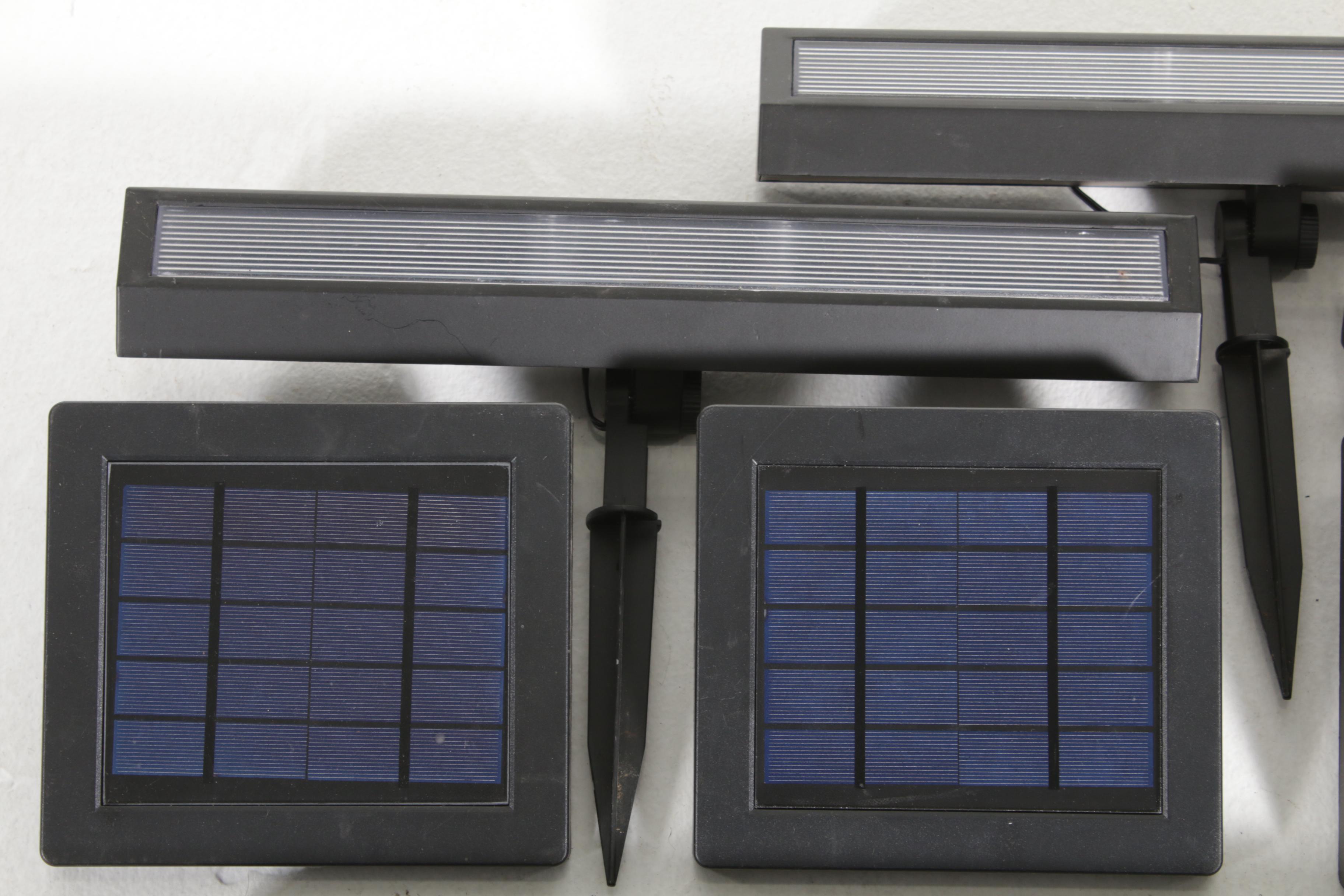 Hampton Bay Solar Black Outdoor Integrated LED Landscape Lighting