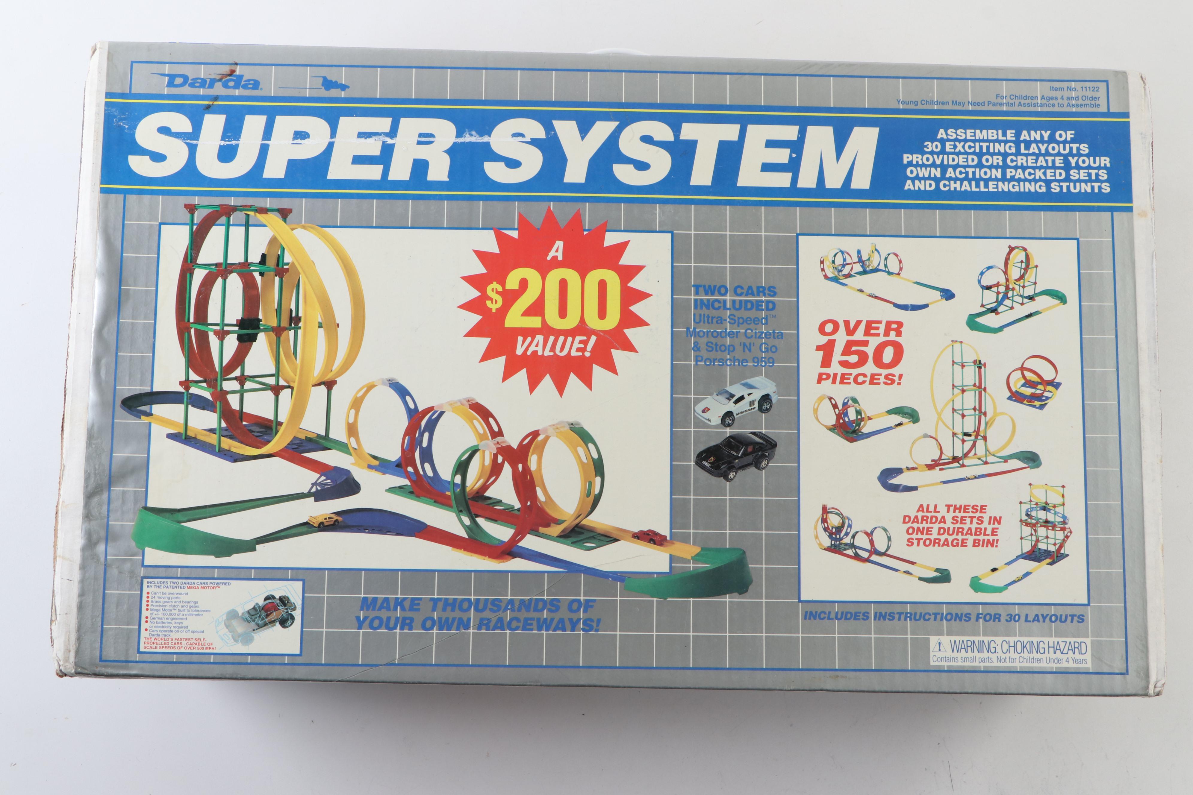 K'NEX "Big Ball Factory" Building Kit and Darda "Super System" Racetrack Kit