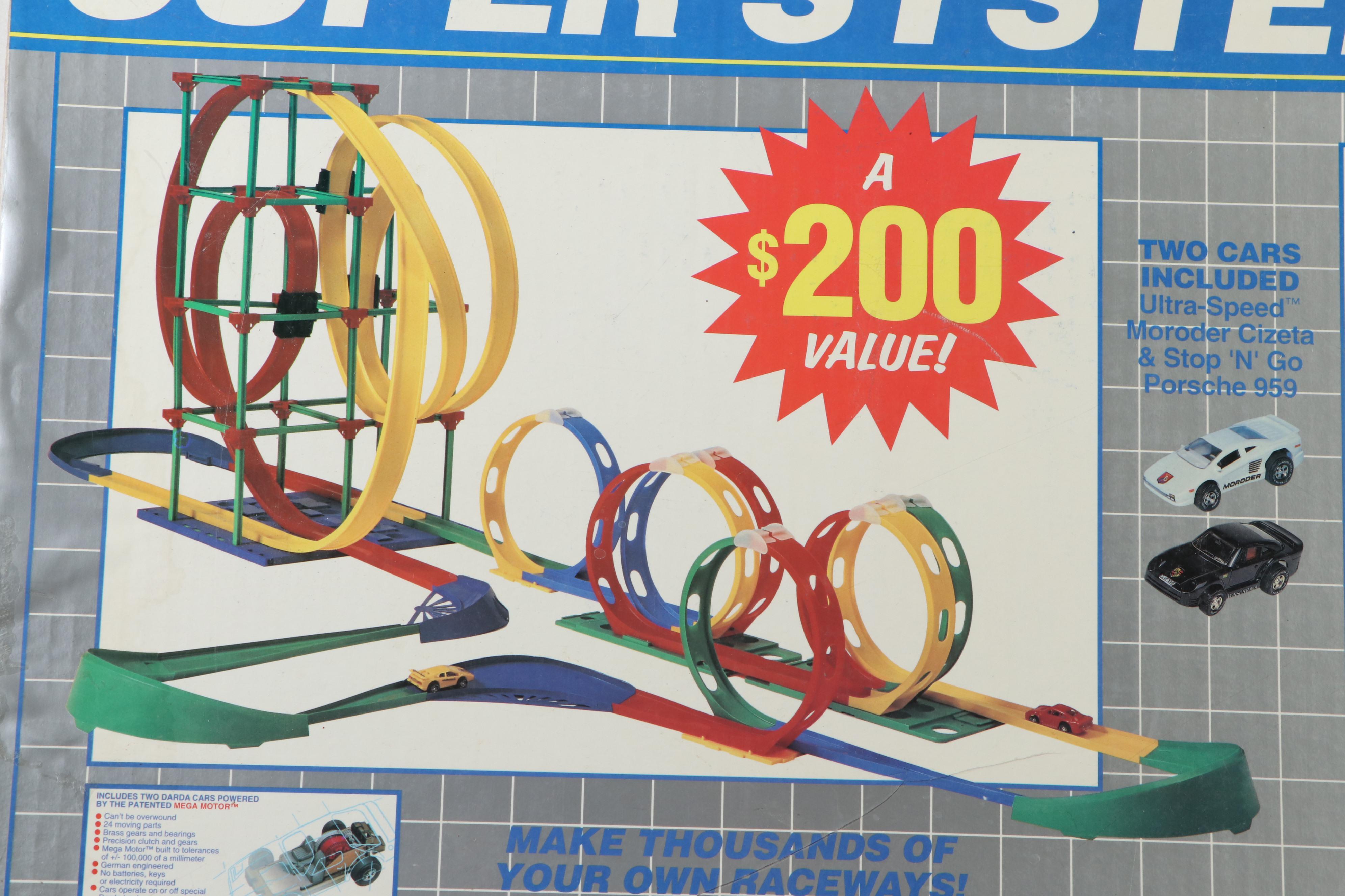 K'NEX "Big Ball Factory" Building Kit and Darda "Super System" Racetrack Kit