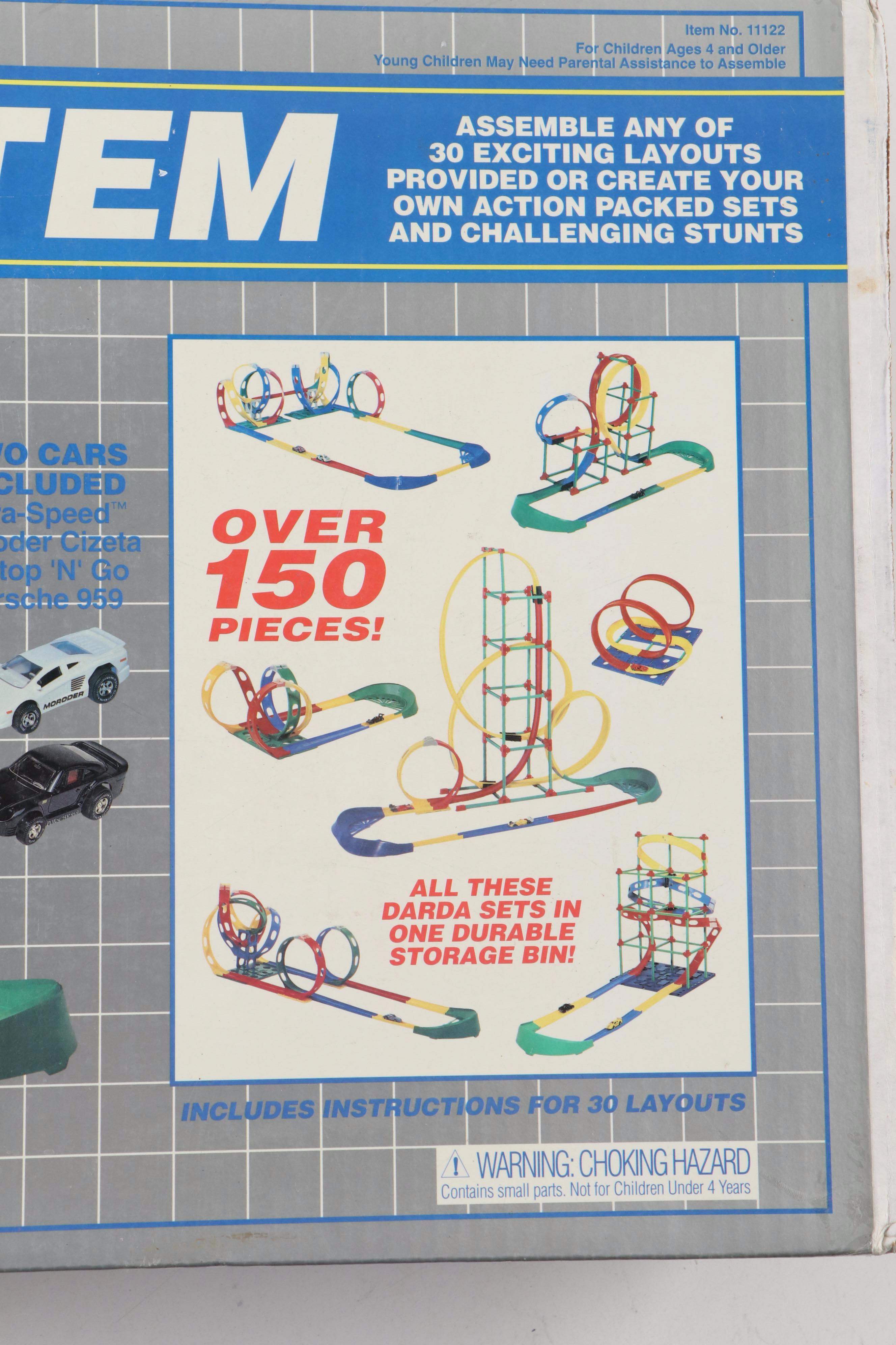 K'NEX "Big Ball Factory" Building Kit and Darda "Super System" Racetrack Kit